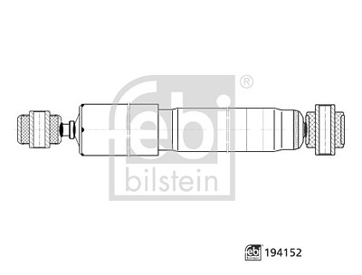 Febi Bilstein Stoßdämpfer [Hersteller-Nr. 194152] für Citroën, Peugeot von FEBI BILSTEIN