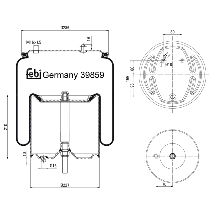 Febi Luftfeder von FEBI BILSTEIN