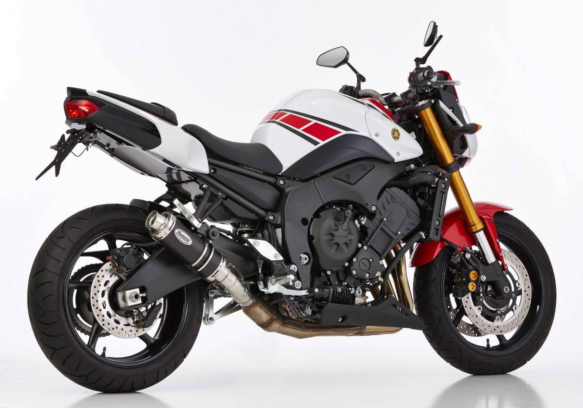 Auspuff kompatibel mit YAMAHA FZ8 Fazer 2010-2016 RN25 HURRIC Supersport Slip on Ersatzdämpfer (4-1) Su von FECHTER DRIVE Motorsport GmbH