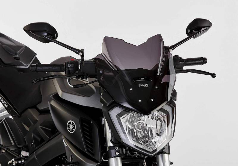 ERMAX Naked-Bike-Scheibe kompatibel mit YAMAHA MT-125 2017-2019 RE29 von FECHTER DRIVE Motorsport GmbH