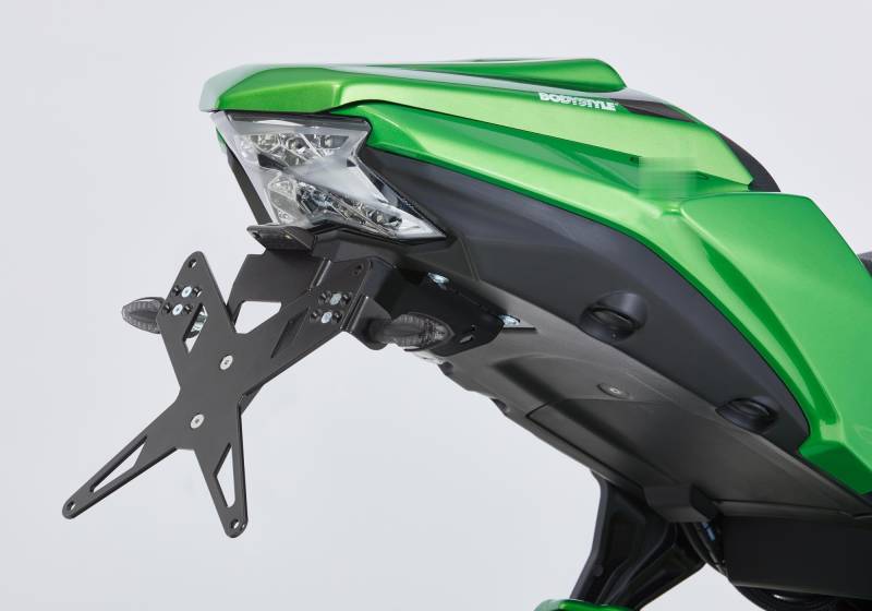 PROTECH X-Shape Kennzeichenhalter kompatibel mit Kawasaki Ninja 650 2017-2019 EX650K von FECHTER DRIVE Motorsport GmbH