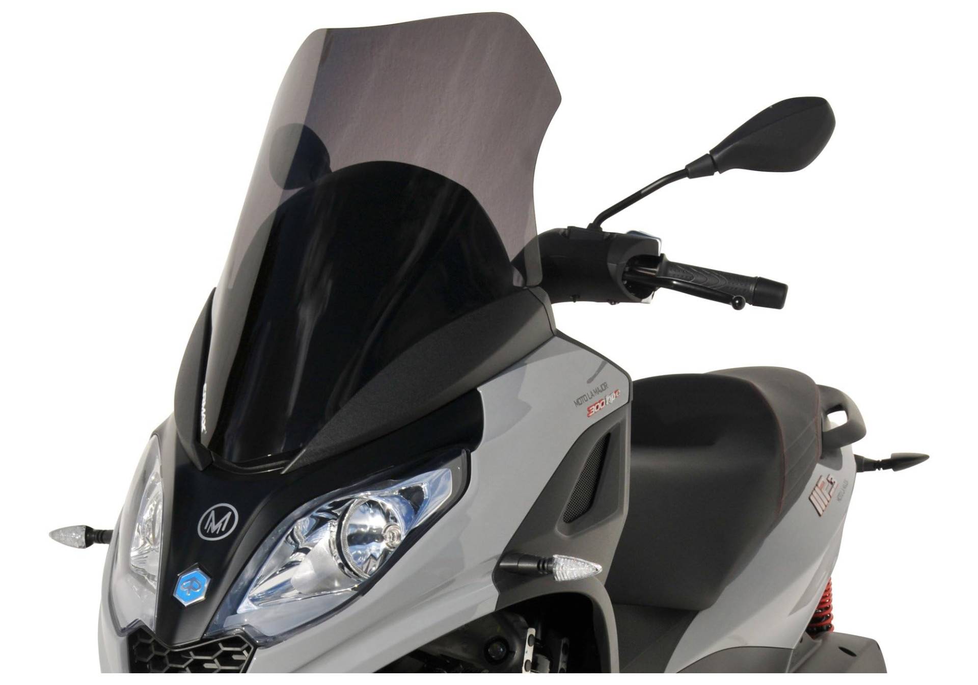 ERMAX Scooterscheibe Sport kompatibel mit Piaggio MP3 300 HPE/Sport TA2 278 CCM Bj. 2019-2020 von FECHTER