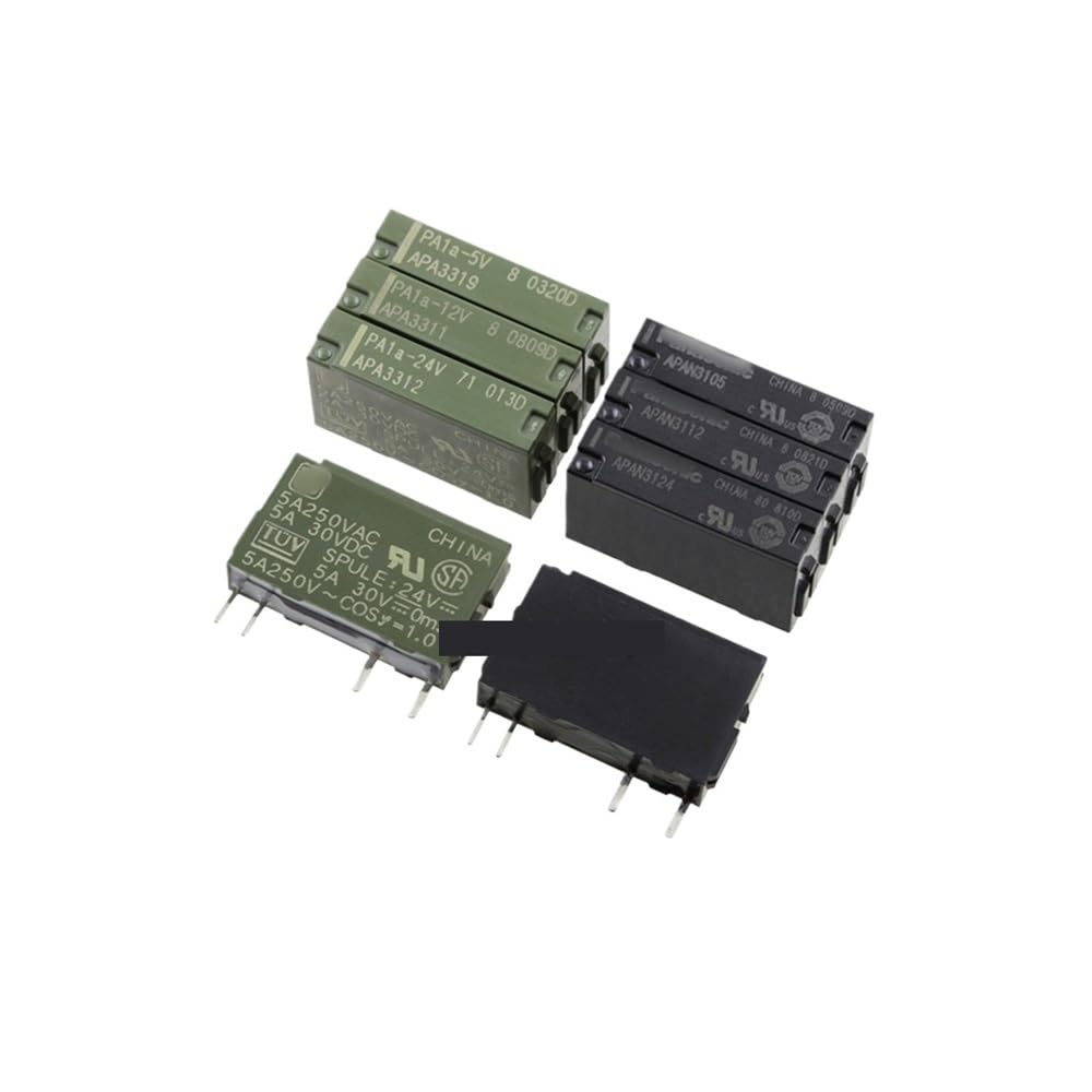 10PCS/Lot Relay PA1A-5V 12V 24V APA3319 APA3311 APA3312 APAN3105 AN3124 APAN3112 4PIN 5A250VAC FEECOZ(APAN3105) von FEECOZ