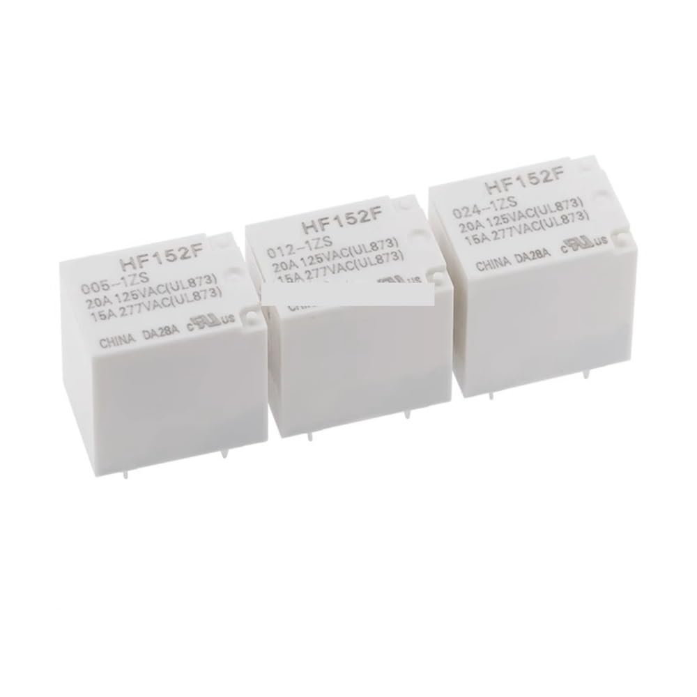 20PCS/Lot High Power Relay HF152F-005 012 024-1HS 1ZS 1HST 1ZST 7A 4/5PIN A Set Of Transformations FEECOZ(005-1ZST) von FEECOZ