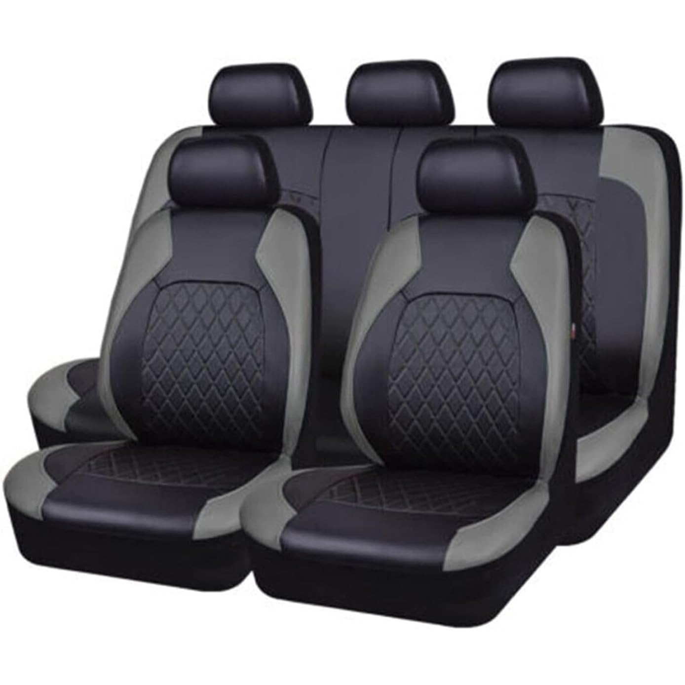 FEECOZ Auto Sitzbezüge Sets für Mercedes Benz B Class Klasse Classe B W247 / W246 / W242 / T245 / W245 2005-2025, Wasserdicht Leicht Zu Reinigen Atmungsaktive Rutschfester Leder-Autositzkissen,B von FEECOZ