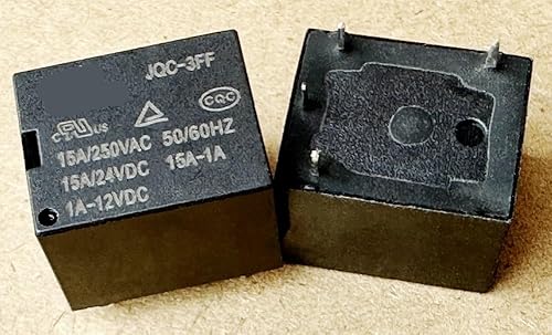 JQC-3FF 15A-1A 1A-12VDC (T73-1A-12V-15A) Relay 4 pins FEECOZ von FEECOZ