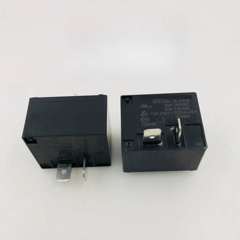 Relay HF2160-1A-24DE, set of normally open 4-pin 30A240VAC, replacing SLI-S-124DM FEECOZ von FEECOZ