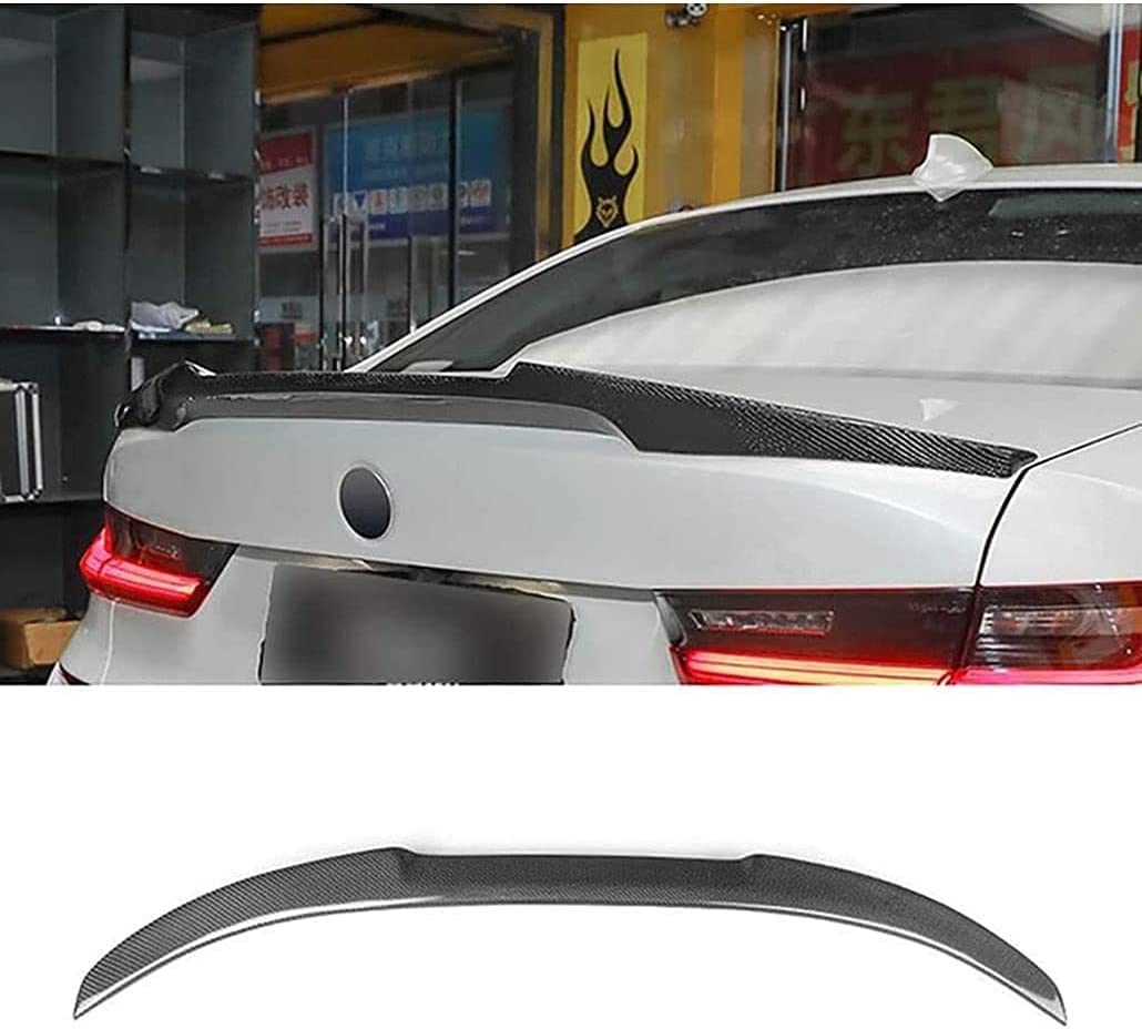 Auto Rear Carbon Faser Heckspoiler, für BMW 3 Series G20 G28 320 325 330 M340 2019 2020+ Kofferraumspoiler Ohne Perforation Fahrzeugstabilität Dekoration Accessories von FEHUN