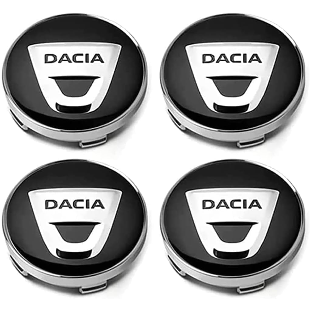 4 Stück Nabendeckel für Dacia Duster II 2021-2022 56mm, Auto Radnabenkappen Wheel Caps Radnaben Wasserdicht Staubdicht Radzierblende Radmitte Zubehör von FEIHUAJIANIAN