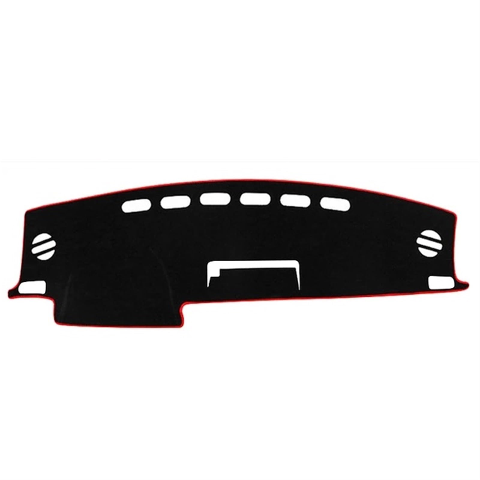 Car Interior Accessories Auto-Armaturenbrett-Abdeckung Lichtschutzmatte Sonnenschutzmatte Anti-UV-Teppiche Zubehör Für Toyota Für RAV4 XA40 2013-2018 Centre Console Dashboard Cover(A LHD Red Side) von FEILIV