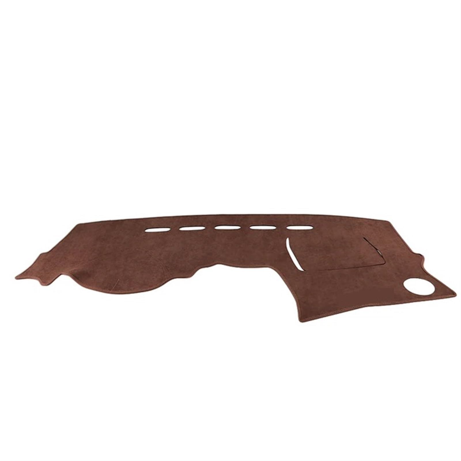 Car Interior Accessories Auto-Armaturenbrett-Abdeckung rutschfeste Matte Instrumenten-Teppich-Pad Zubehör Für Mitsubishi Für Mirage G4 2012–2024 Centre Console Dashboard Cover(LHD Brown) von FEILIV