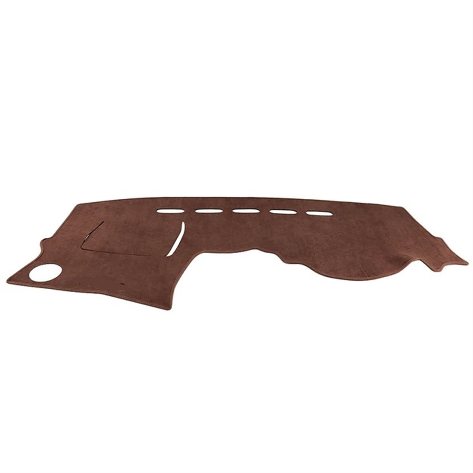 Car Interior Accessories Auto-Armaturenbrett-Abdeckung rutschfeste Matte Instrumenten-Teppich-Pad Zubehör Für Mitsubishi Für Mirage G4 2012–2024 Centre Console Dashboard Cover(RHD Brown) von FEILIV