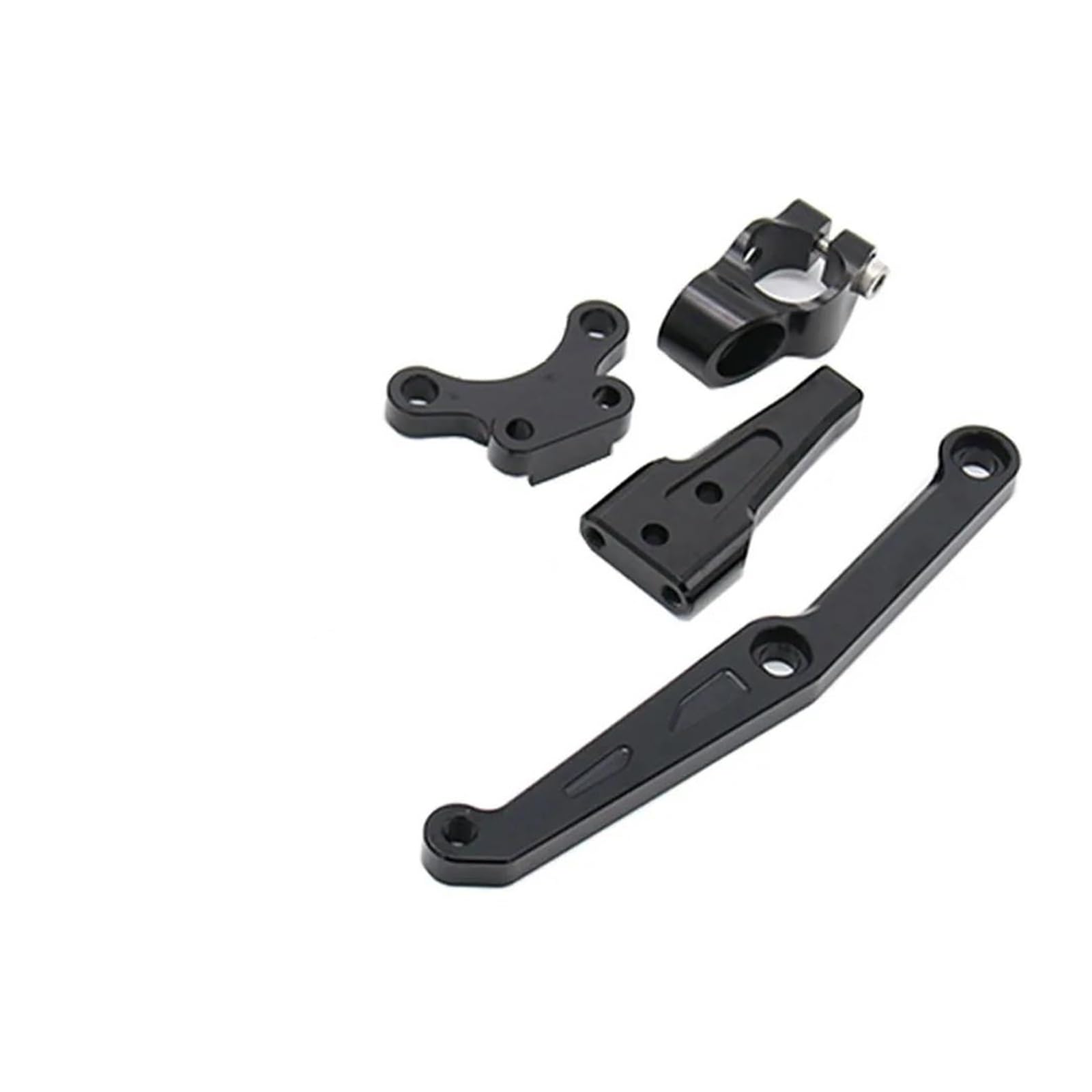 Dämpfer Lenkungsstabilisator Änderung Anti-Schleudern Lenkungsdämpfer Balance Rod Titan Lineal Motorradzubehör Für CB650R 2019-2021 Motorradhalterung(Bracket) von FEILIV