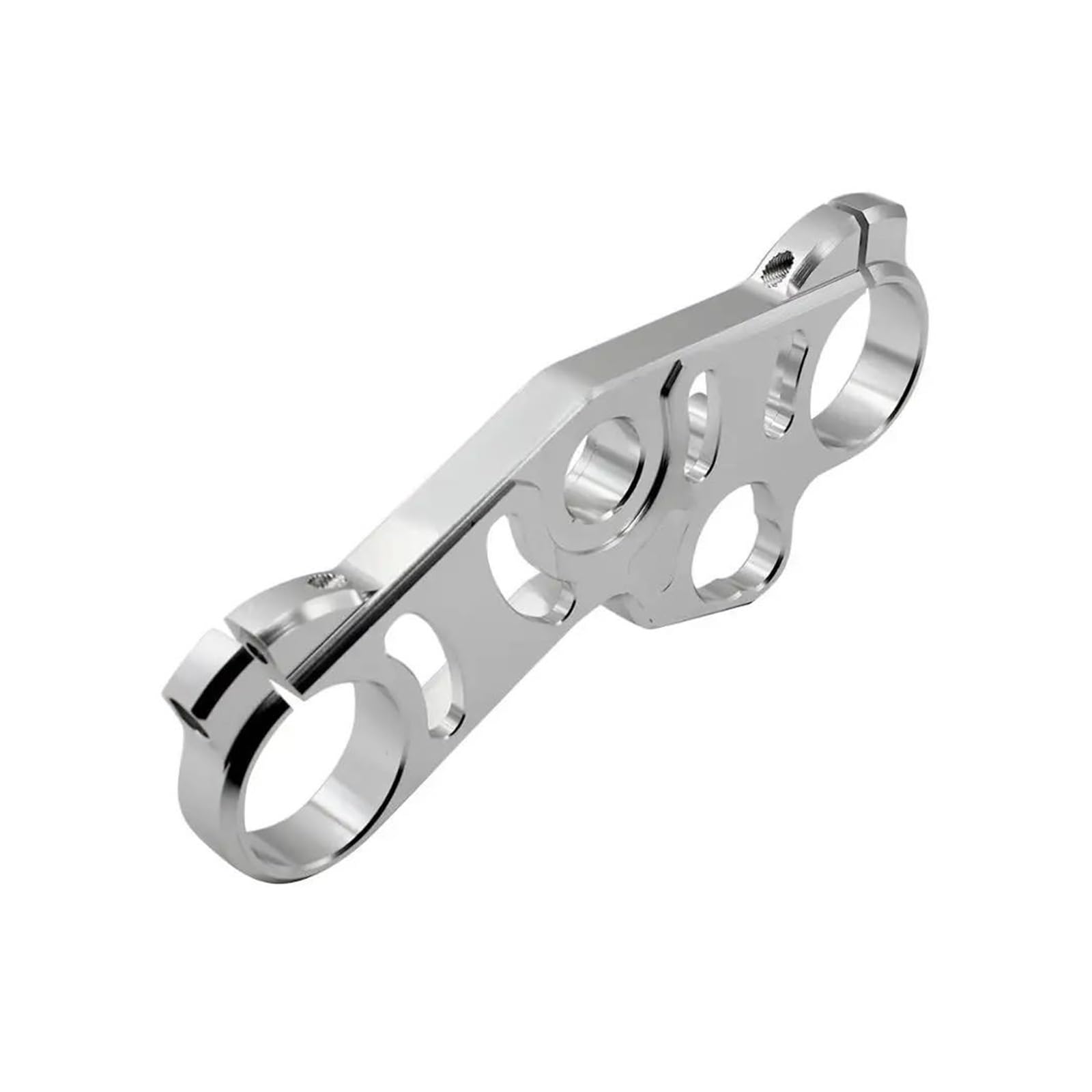 Dämpfer Lenkungsstabilisator Aluminium Motorrad Obere Gabelbrücke Zubehör Für Suzuki Für GSXR 600 750 Für GSXR600 Für GSXR750 K6 K7 K8 K9 Für GSXR1000 2007-2008 Motorradhalterung(Silver) von FEILIV