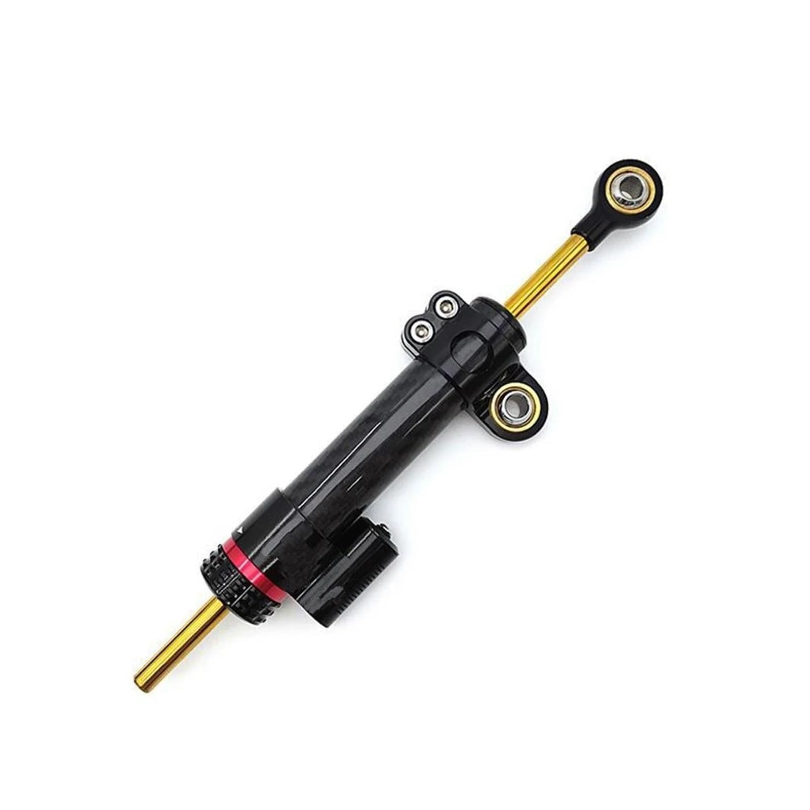 Dämpfer Lenkungsstabilisator Dämpfer Universal Motorrad Lenkungsstabilisator Öl Für MT10 MT-07 MT09 Für ZX6R YZF R6 Für CBR650R CB1000R Motorradhalterung(255mm Carbon Fiber) von FEILIV