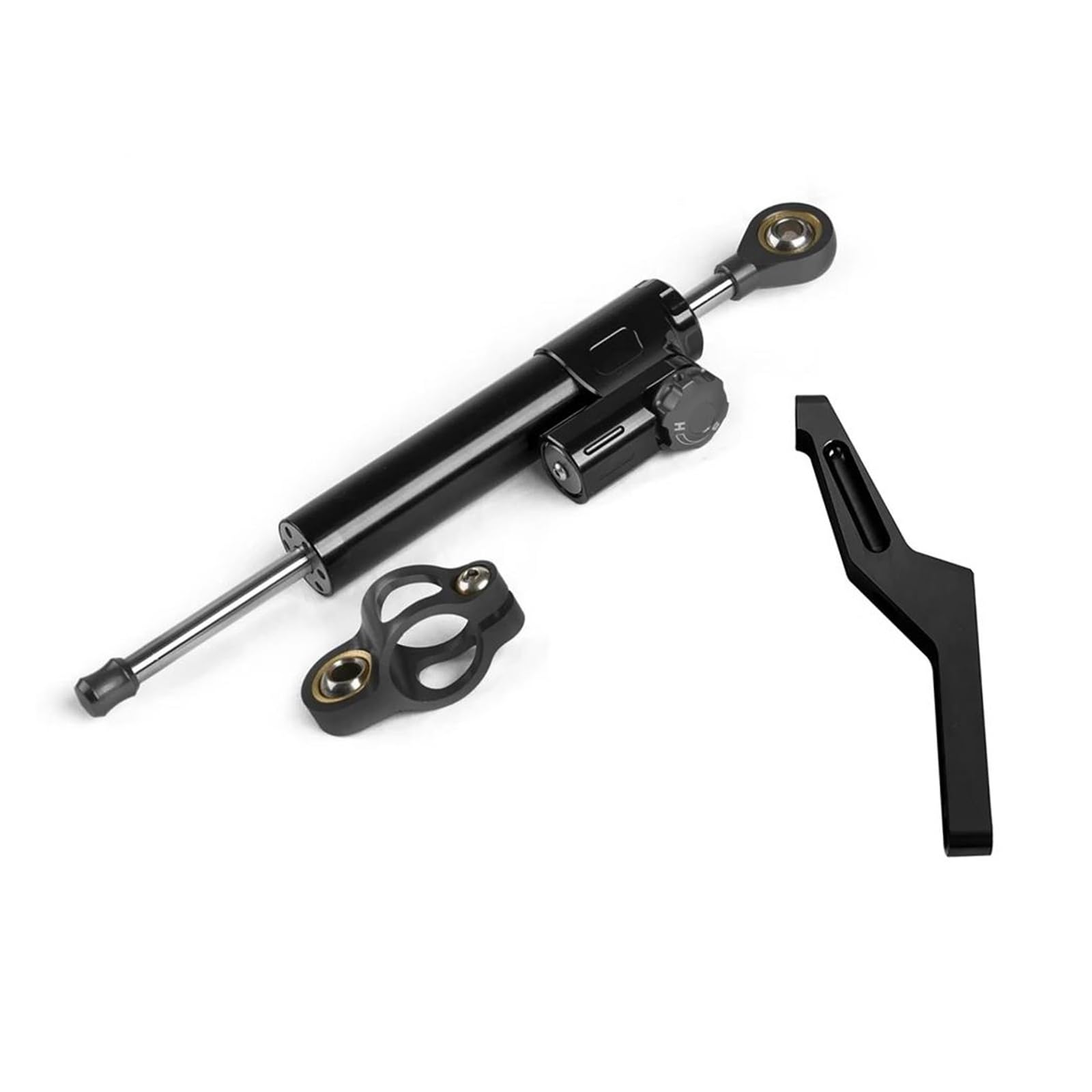 Dämpfer Lenkungsstabilisator Dämpferhalterung Kit Motorrad Stabilisator Lenkung Für Kawasaki Für Ninja Für ZX-6R/ABS ZX636 ZX6R 2013-2016 Motorradhalterung(Set 1) von FEILIV