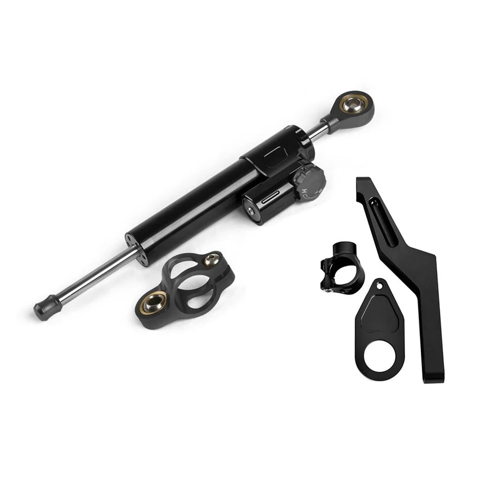 Dämpfer Lenkungsstabilisator Dämpferhalterung Kit Motorrad Stabilisator Lenkung Für Kawasaki Für Ninja Für ZX-6R/ABS ZX636 ZX6R 2013-2016 Motorradhalterung(Set 1) von FEILIV