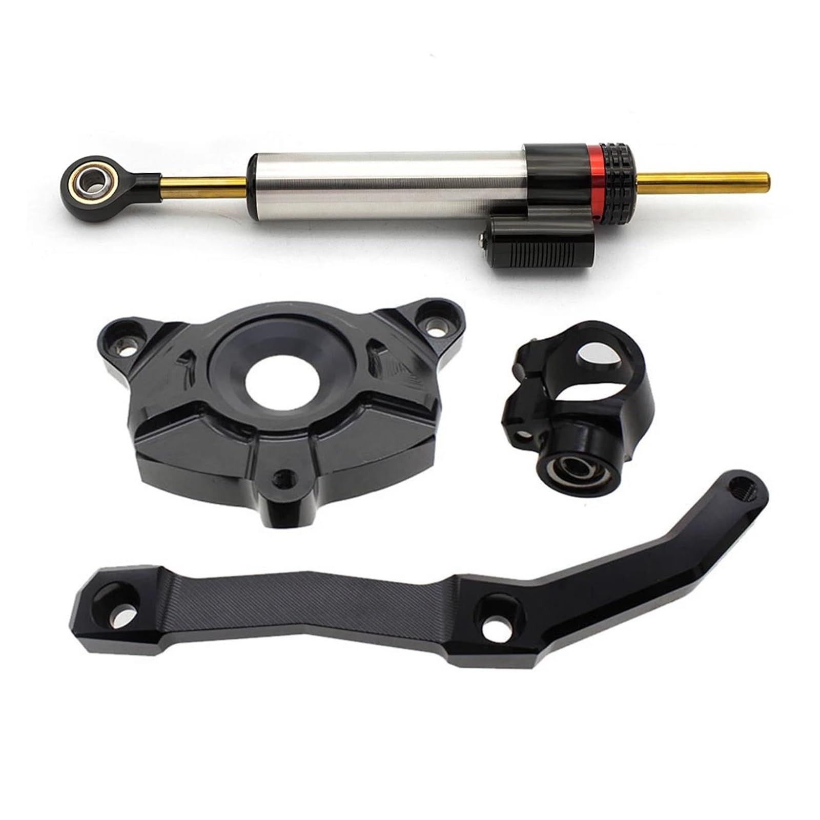 Dämpfer Lenkungsstabilisator Fiber Carbon Lenkungsdämpfer Stabilisator Safty Control Halterung Montage Kit Für Kawasaki Für Z1000 Z 1000 2010 2011 2012 2013 Motorradhalterung(Damper n Bracket C) von FEILIV