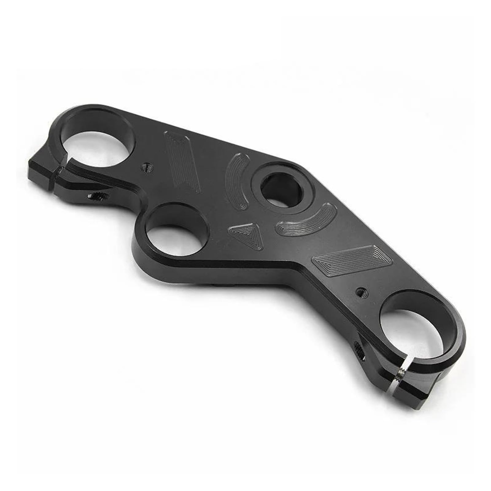 Dämpfer Lenkungsstabilisator Gabelbrücke Obere Brücke Obere Klemme Motorrad Vorderradgabel Für YZF R25 R3 Für YZF-R3 Für YZF-R25 2014-2018 Motorradhalterung(Black) von FEILIV