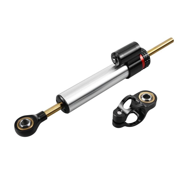 Dämpfer Lenkungsstabilisator Lenkungsdämpfer-Stabilisator Universal Motorrad Einstellbar Für Kawasaki Für MT07 MT09 Für ZX6R YZF R6 Für GSXR Motorradhalterung von FEILIV