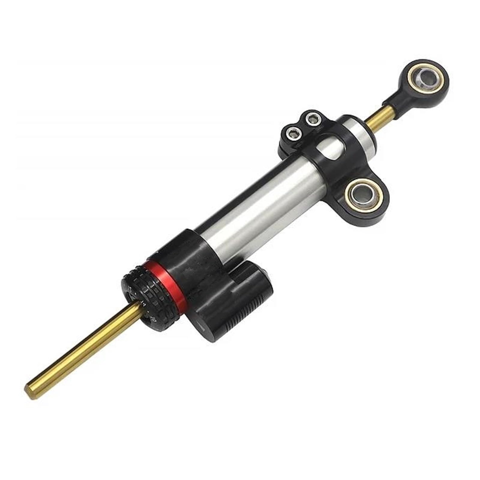 Dämpfer Lenkungsstabilisator Lenkungsdämpfer-Stabilisator Universal Motorrad Einstellbar Für MT10 MT07 MT09 Für ZX6R YZF R6 Für S1000RR G1250GS Motorradhalterung(255mm Aluminum Alloy) von FEILIV