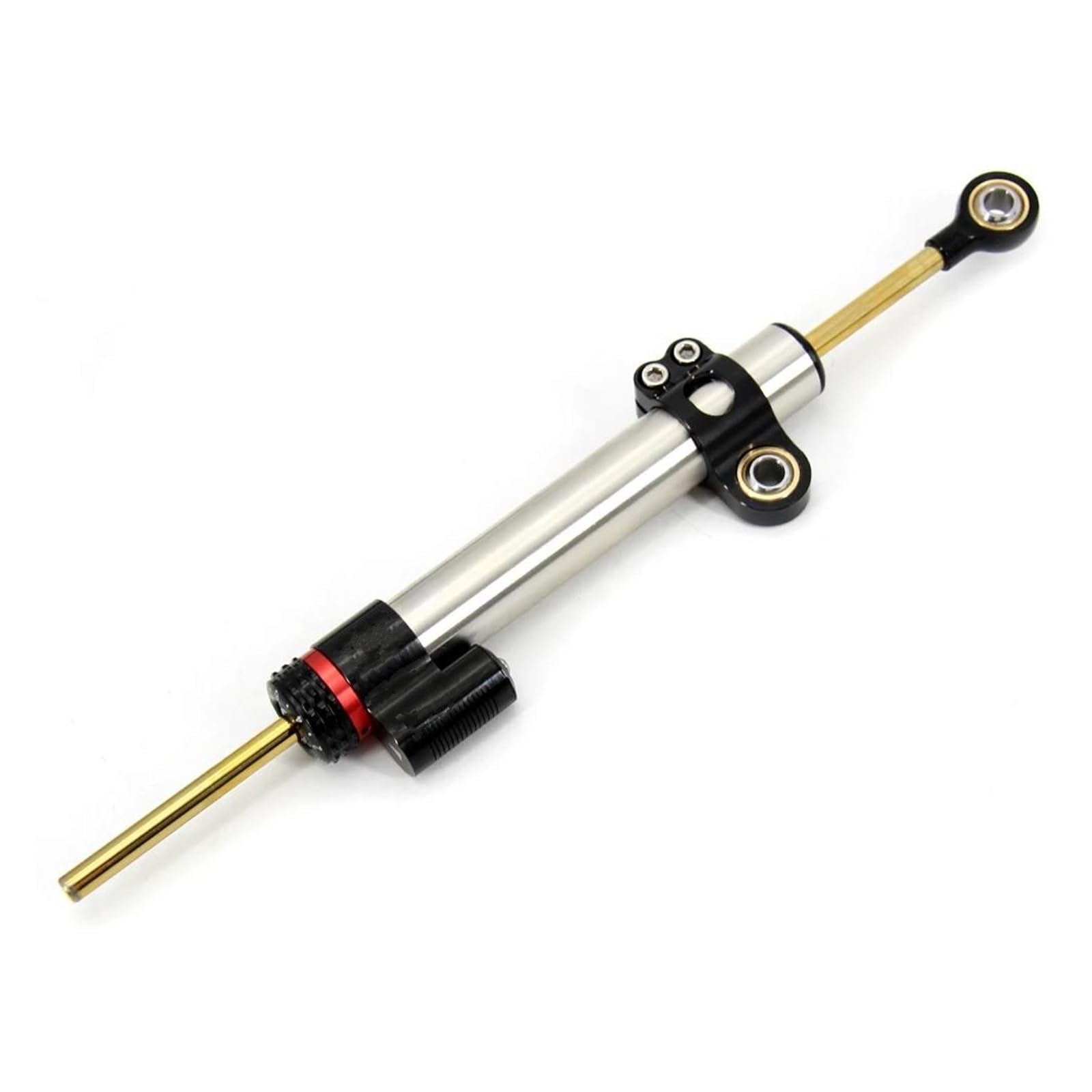 Dämpfer Lenkungsstabilisator Lenkungsdämpfer-Stabilisator Universal Motorrad Einstellbar Für MT10 MT07 MT09 Für ZX6R YZF R6 Für S1000RR G1250GS Motorradhalterung(345mm Aluminum Alloy) von FEILIV