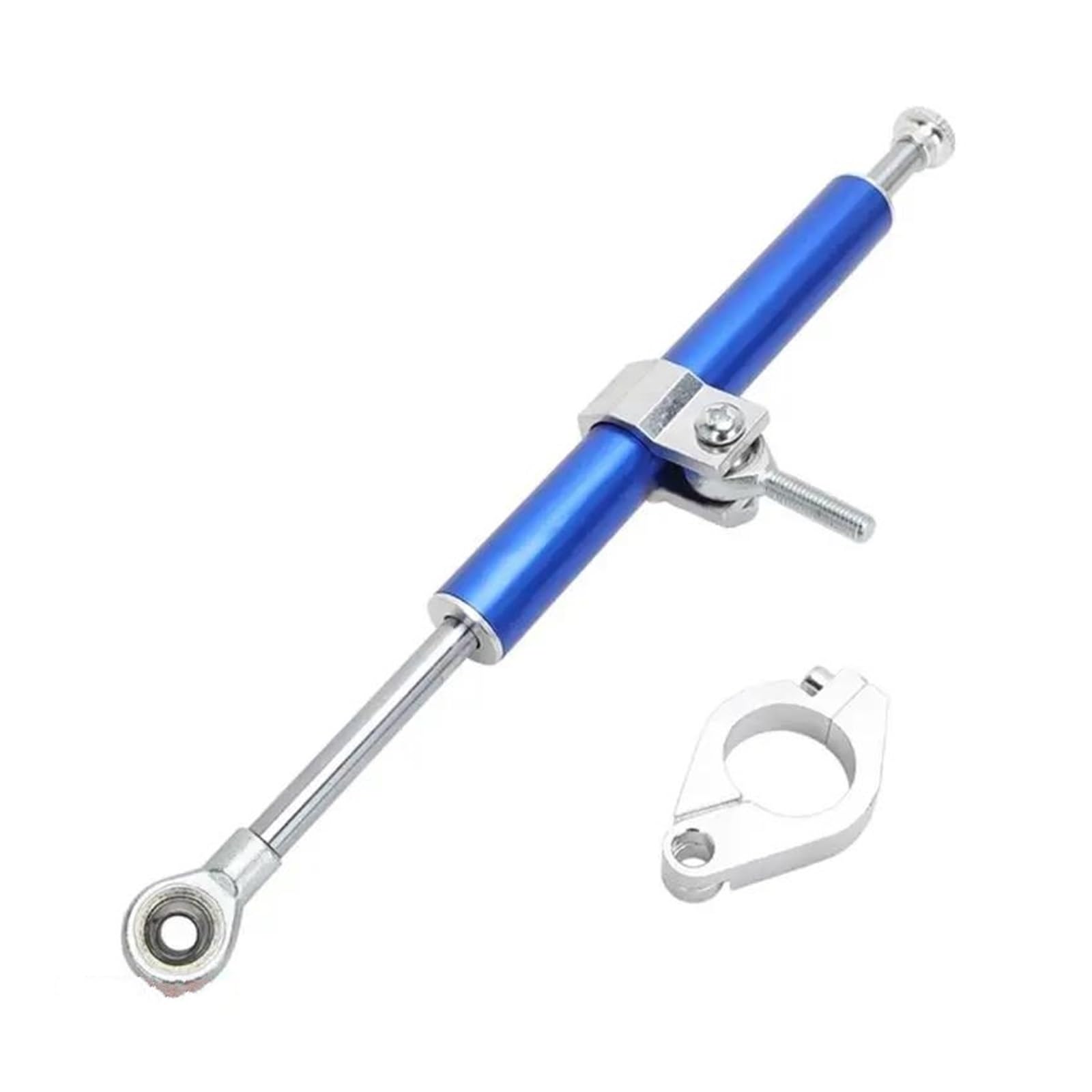 Dämpfer Lenkungsstabilisator Lenkungsdämpfer-Stabilisierungshalterung Für R1-R6 Für MT07 MT09 250 Z250 Motorradhalterung(Blue) von FEILIV