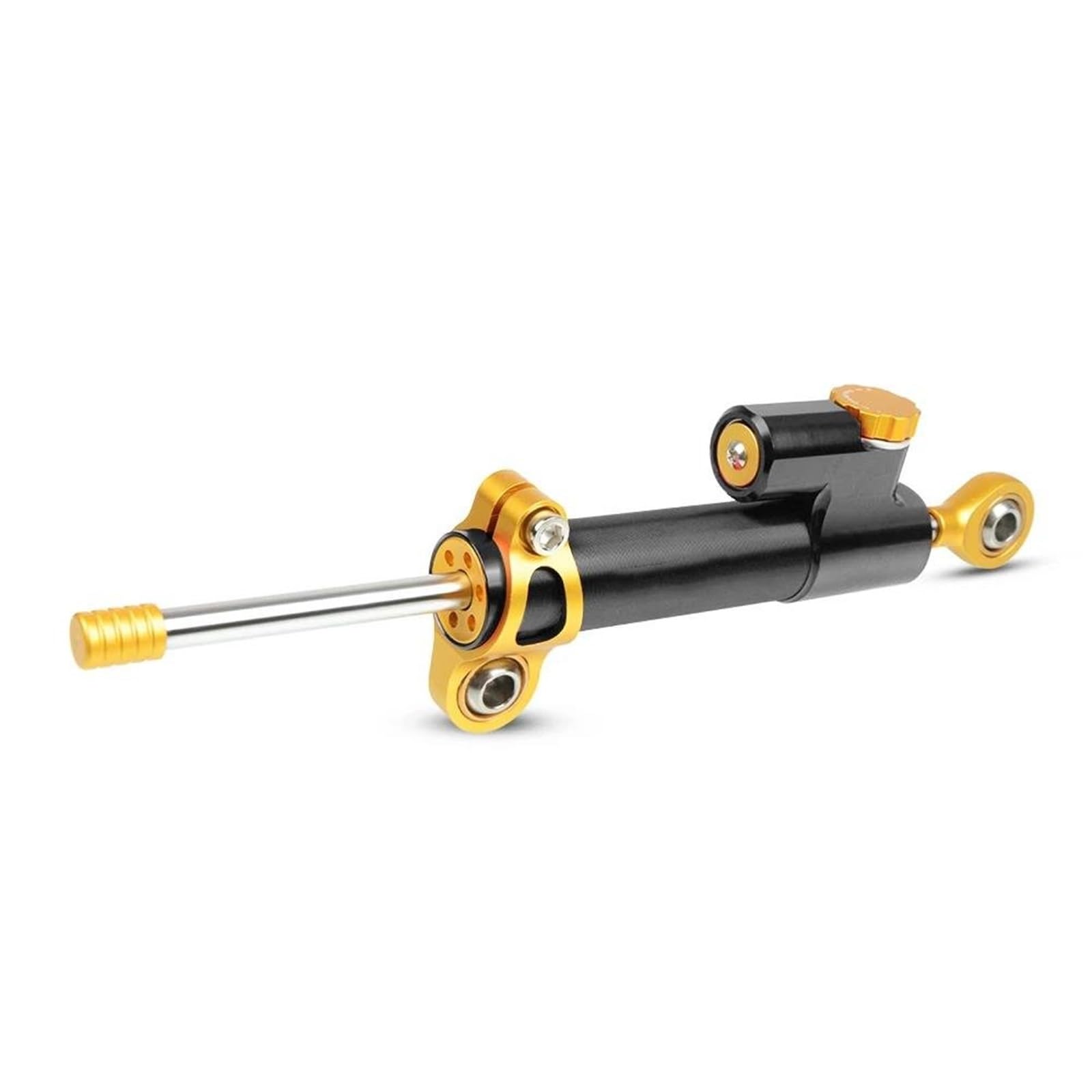 Dämpfer Lenkungsstabilisator Motorrad Lenkung Dämpfer Stabilisator Linear Umgekehrt Sicherheit Kontrolle Über FÜR CBR1000RR 1000 CBR1000 Moto CNC Motorradhalterung(Gold-Black) von FEILIV