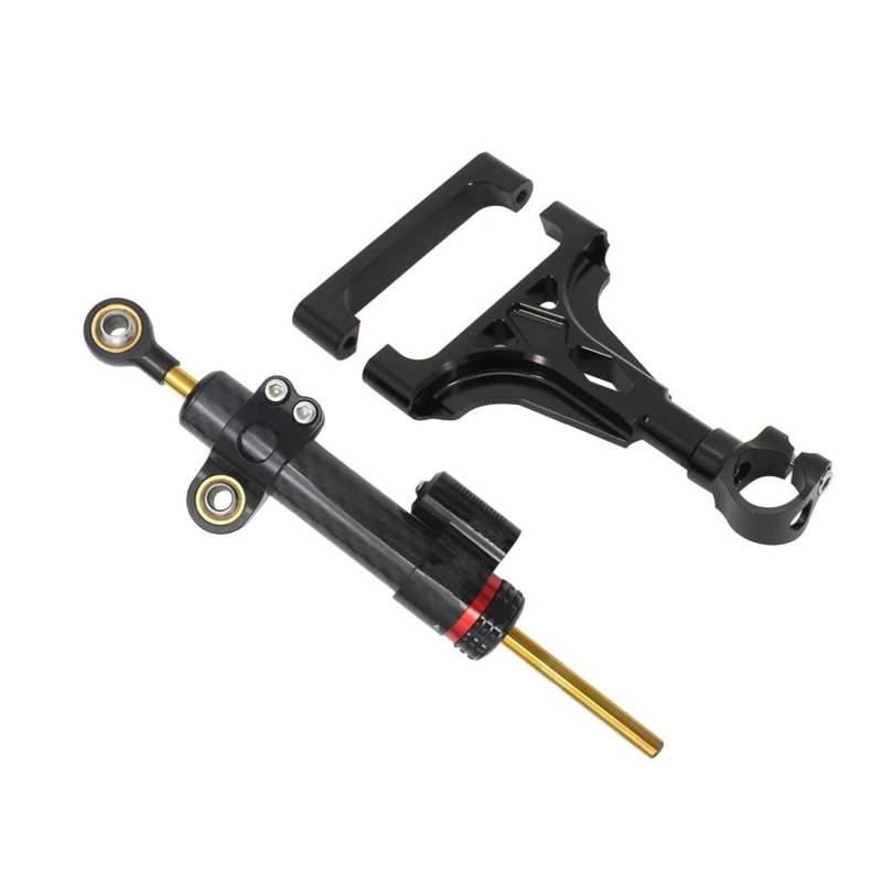 Dämpfer Lenkungsstabilisator Motorradzubehör Lenkungsdämpfer Regler Stabilisator Kit Für Kawasaki Für Z1000 Für Z750 2003-2009 Motorradhalterung(A) von FEILIV