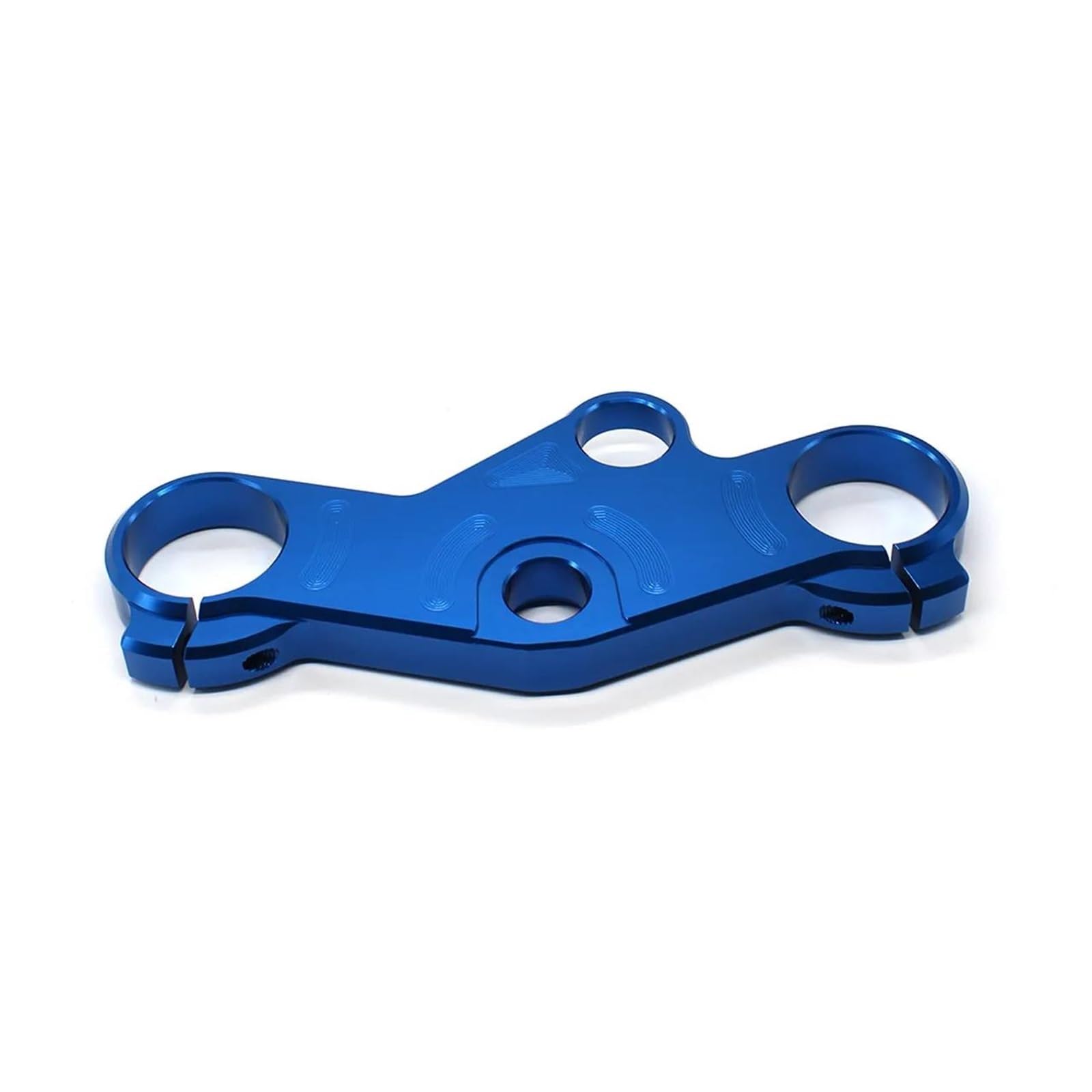 Dämpfer Lenkungsstabilisator Senkung Der Gabelbrücke Front-End Ober Top Clamp Motorrad Aluminium Für Suzuki Für GSXR 1000 2001-2002 Motorradhalterung(Blue) von FEILIV