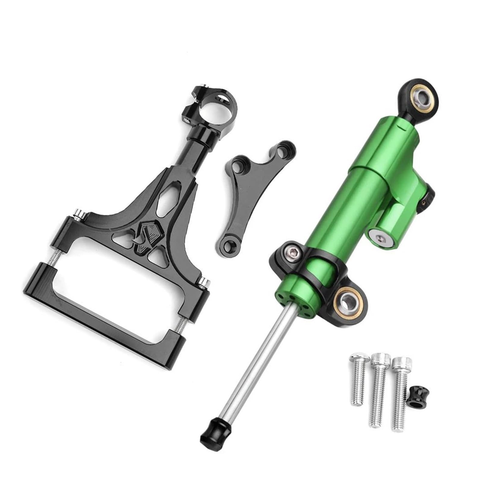 Dämpfer Lenkungsstabilisator Stabilisieren Sicherheitskontrolle Mit Montagehalterung Für Motorraddämpfer, Lenkung Für Kawasaki Für Z1000 Z750 Für Z 750 1000 2003-2009 Motorradhalterung(Model 1) von FEILIV