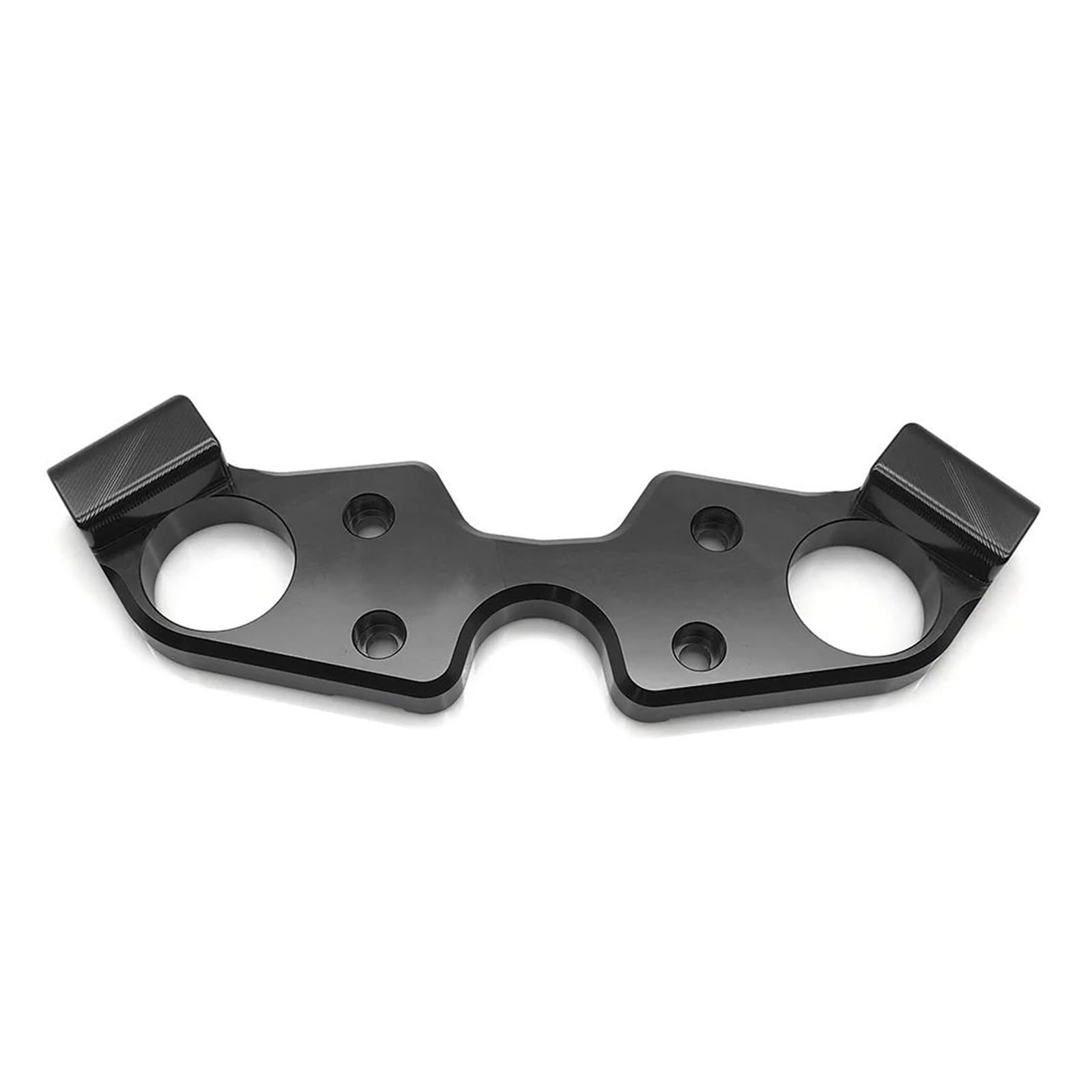 Dämpfer Lenkungsstabilisator Top Gabel Brücke Oberen Triple Baum Lenker Clamp Bracke Motorrad Tieferlegungs Für Suzuki Für GSX1300R Für GSX 1300 R 2008-2019 Motorradhalterung(Black) von FEILIV