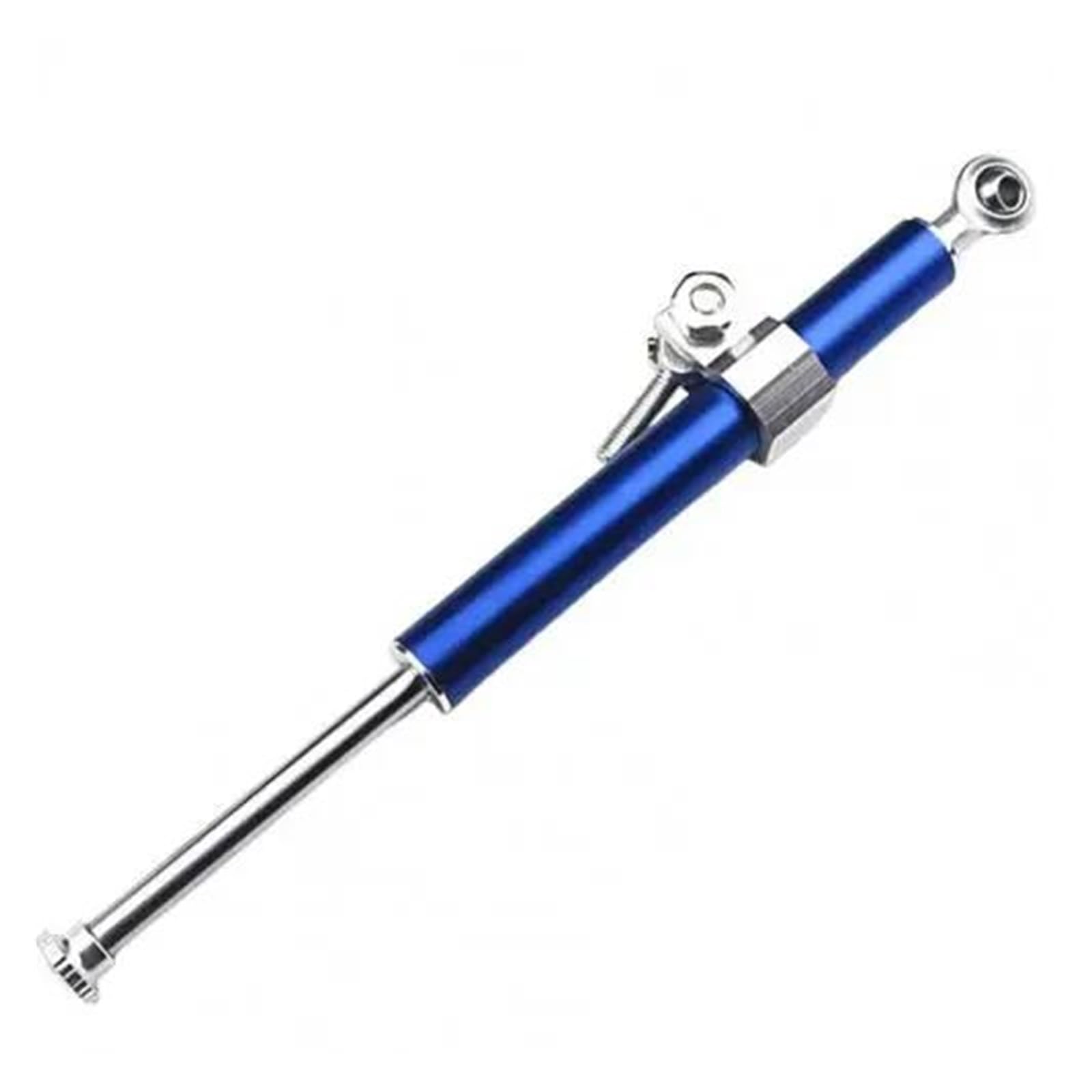 Dämpfer Lenkungsstabilisator Universal Motorrad Stabilisator Aluminium Langlebig Richtung Dämpfer Lenkung Dämpfer Für Motorrad Lenkung Richtung Dämpfer Motorradhalterung(Blue) von FEILIV