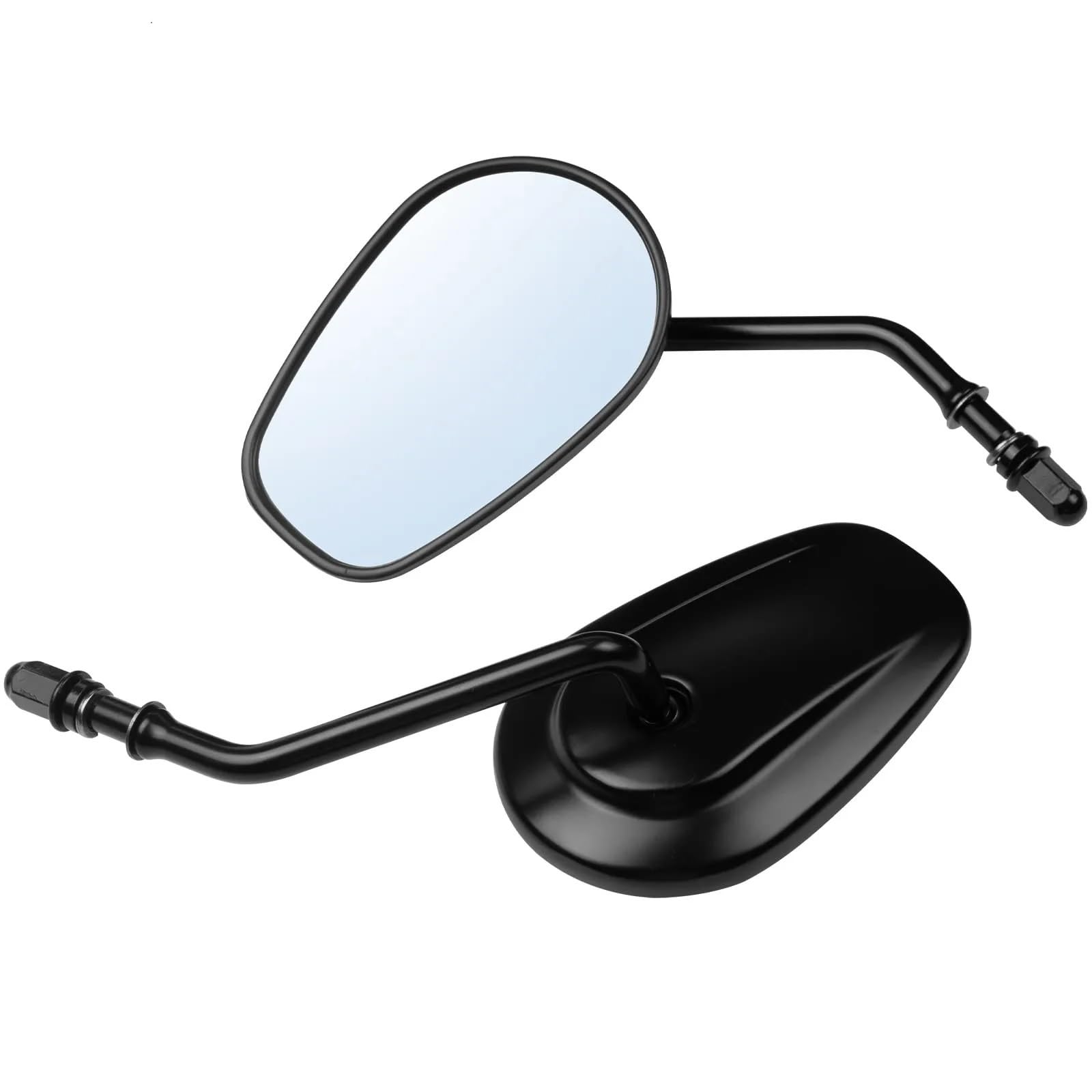 Kettennieter Motorrad Motorrad 8mm Rearview Außenspiegel Für Harley Für Softail Für Dyna Für SPORTSTER XL 883 1200 Für Touring Für Road King Für Street Glide Für CVO Moped Zubehör Spiegel Motorrad(1Pa von FEILIV