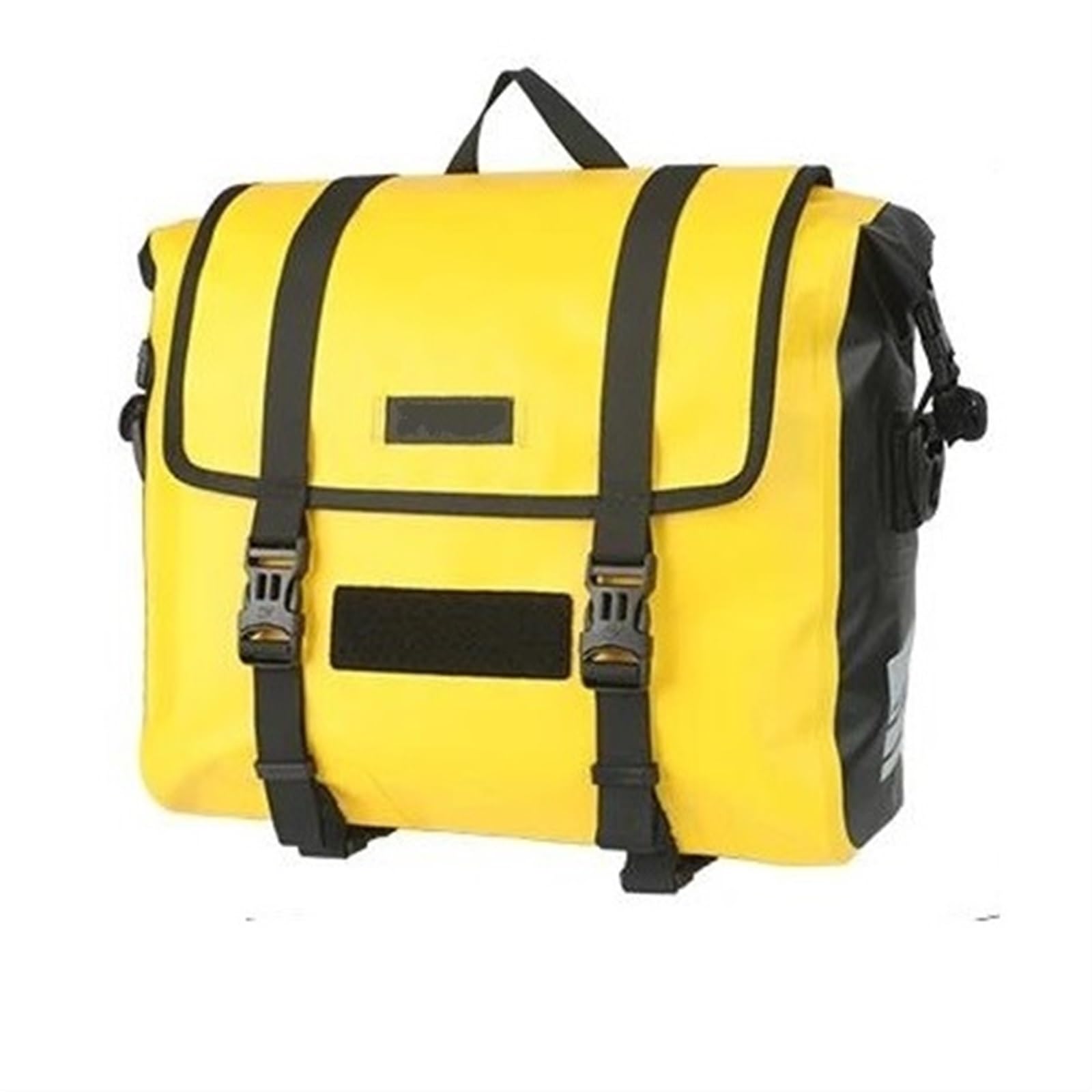 Motorcycles Saddle Bags Tool Box 15L wasserdichte Schnellverschluss-Motorrad-Satteltasche Gepäcktasche Motor-Aufbewahrungspaket Einteilige Motorrad-Heckseitentasche Motorbike Saddle Bag(Yellow) von FEILIV