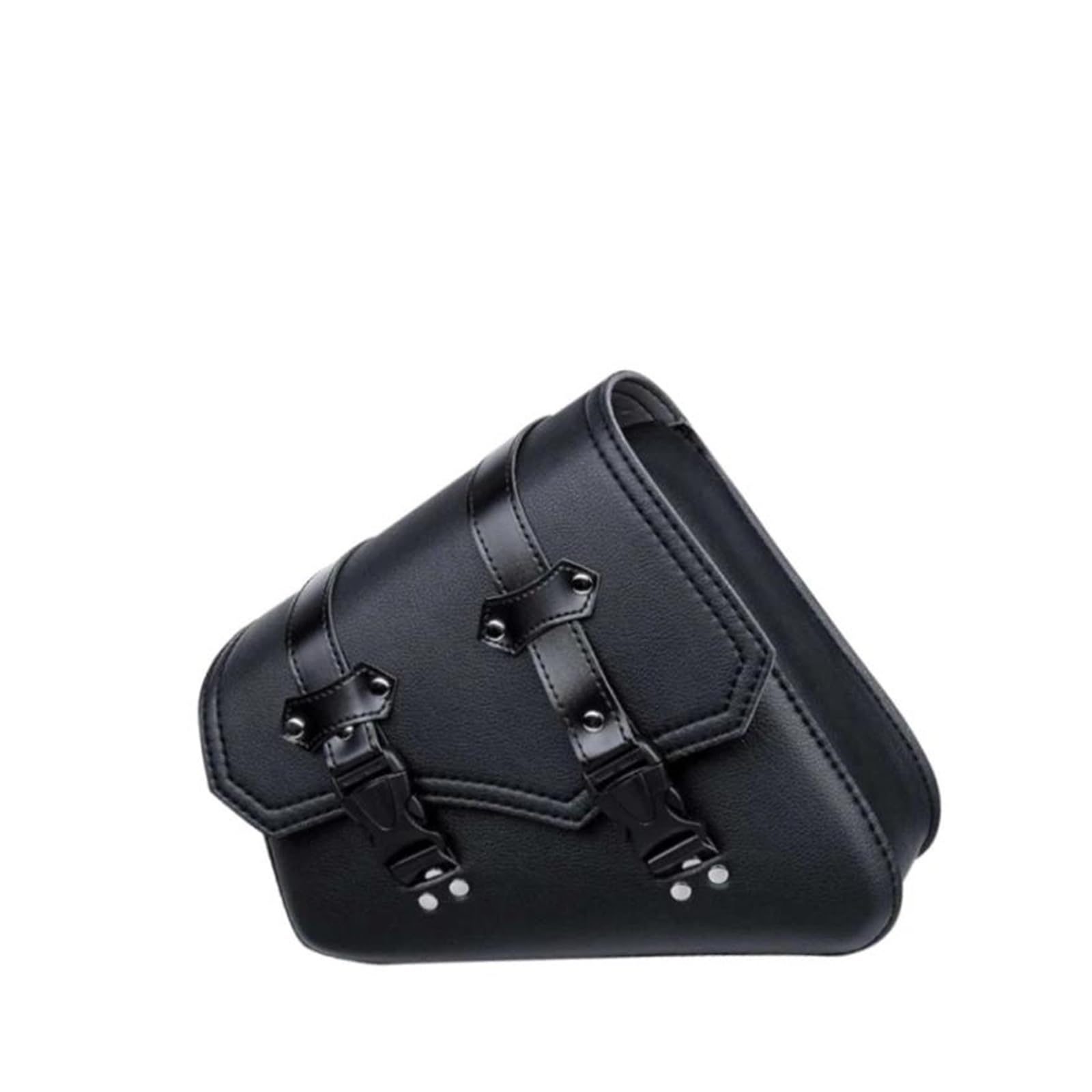 Motorcycles Saddle Bags Tool Box Gepäck Sattel Tasche Tasche Schwarz Universal PU Leder Motorrad Satteltaschen Seite Werkzeug Tasche Für Suzuki/Kawasaki Motorbike Saddle Bag(Left) von FEILIV