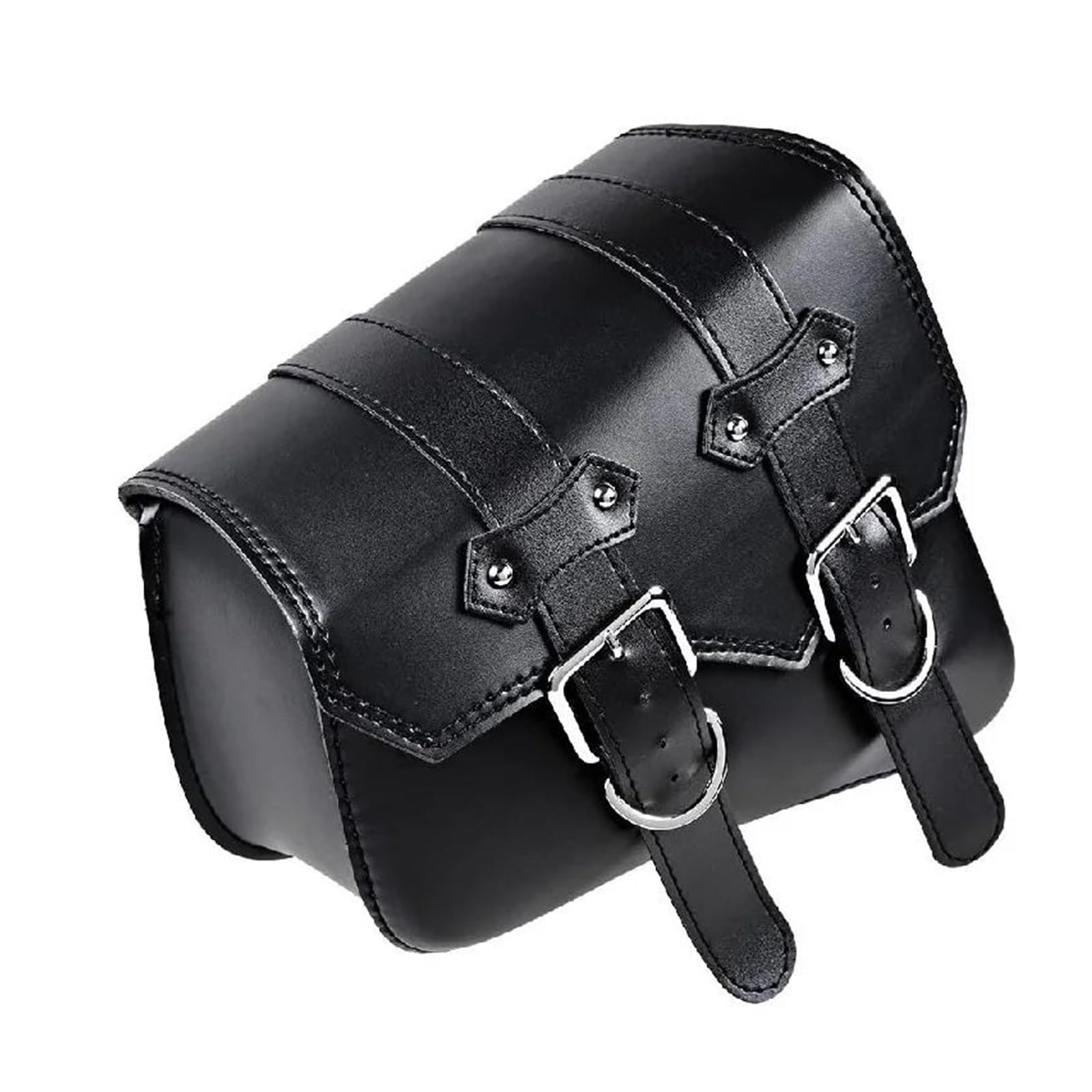 Motorcycles Saddle Bags Tool Box Gepäck Satteltasche Tasche Leder Motorrad Satteltaschen Seite Werkzeug Tasche Tasche Für Harley Sportster Für XL 883 1200 48 72 Motorbike Saddle Bag(B Left) von FEILIV