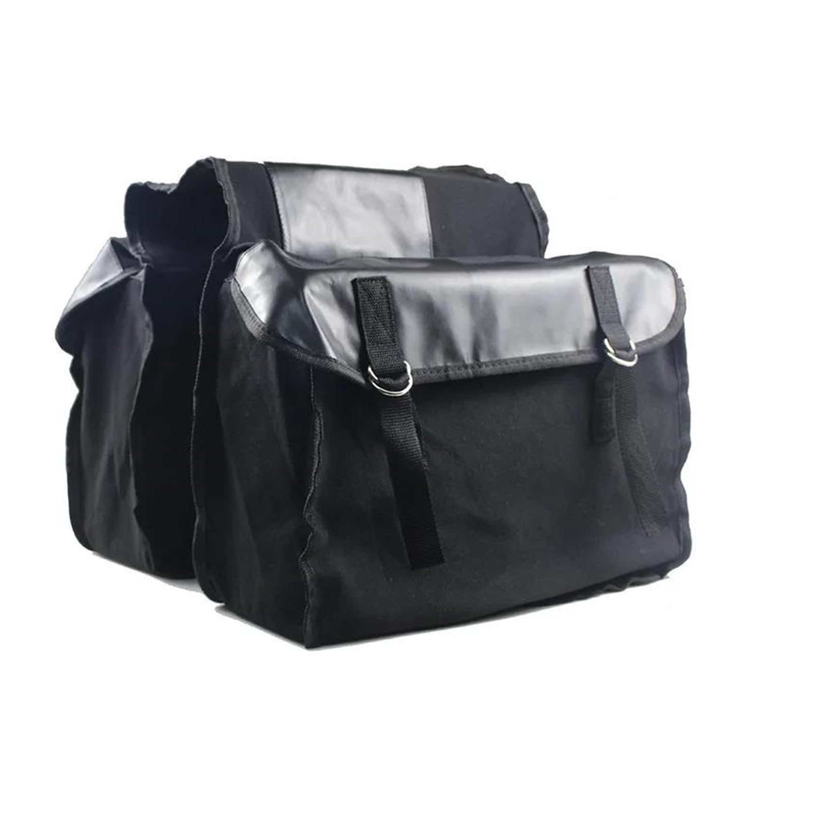 Motorcycles Saddle Bags Tool Box Motorrad-Satteltaschen Aus Segeltuch, Große Kapazität, Motorradtaschen, Seitliche Werkzeugtasche, Universelle Motorrad-Satteltaschen Motorbike Saddle Bag(Black) von FEILIV