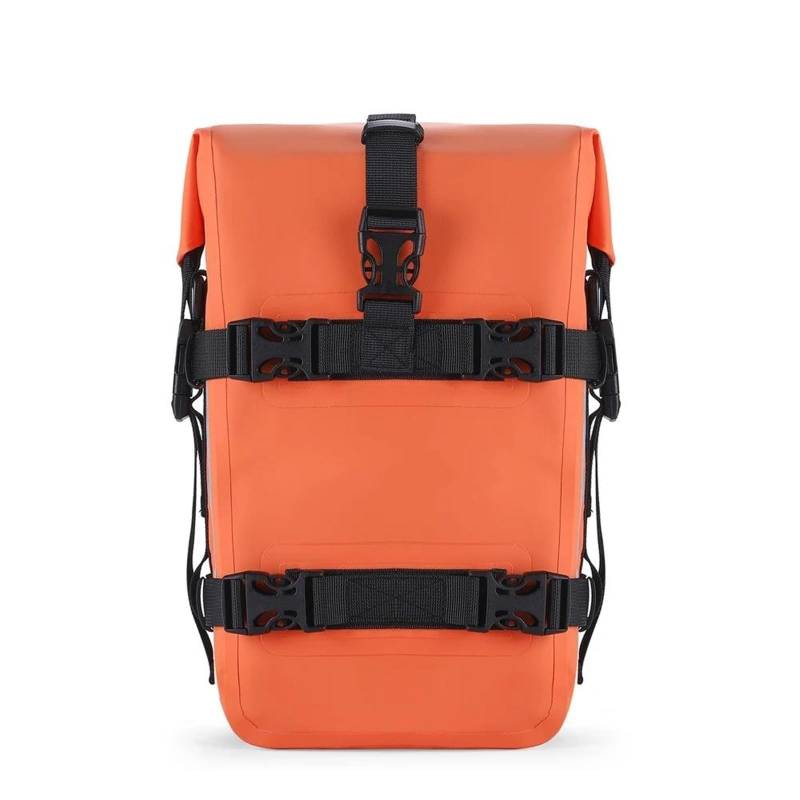 Motorcycles Saddle Bags Tool Box Motorrad Stoßfänger Tasche Wasserdicht 5 L Universal Motorrad Seitenrahmen Tasche Absturzsicherung Stangenpaket Motorrad Zubehör Motorbike Saddle Bag(Orange) von FEILIV