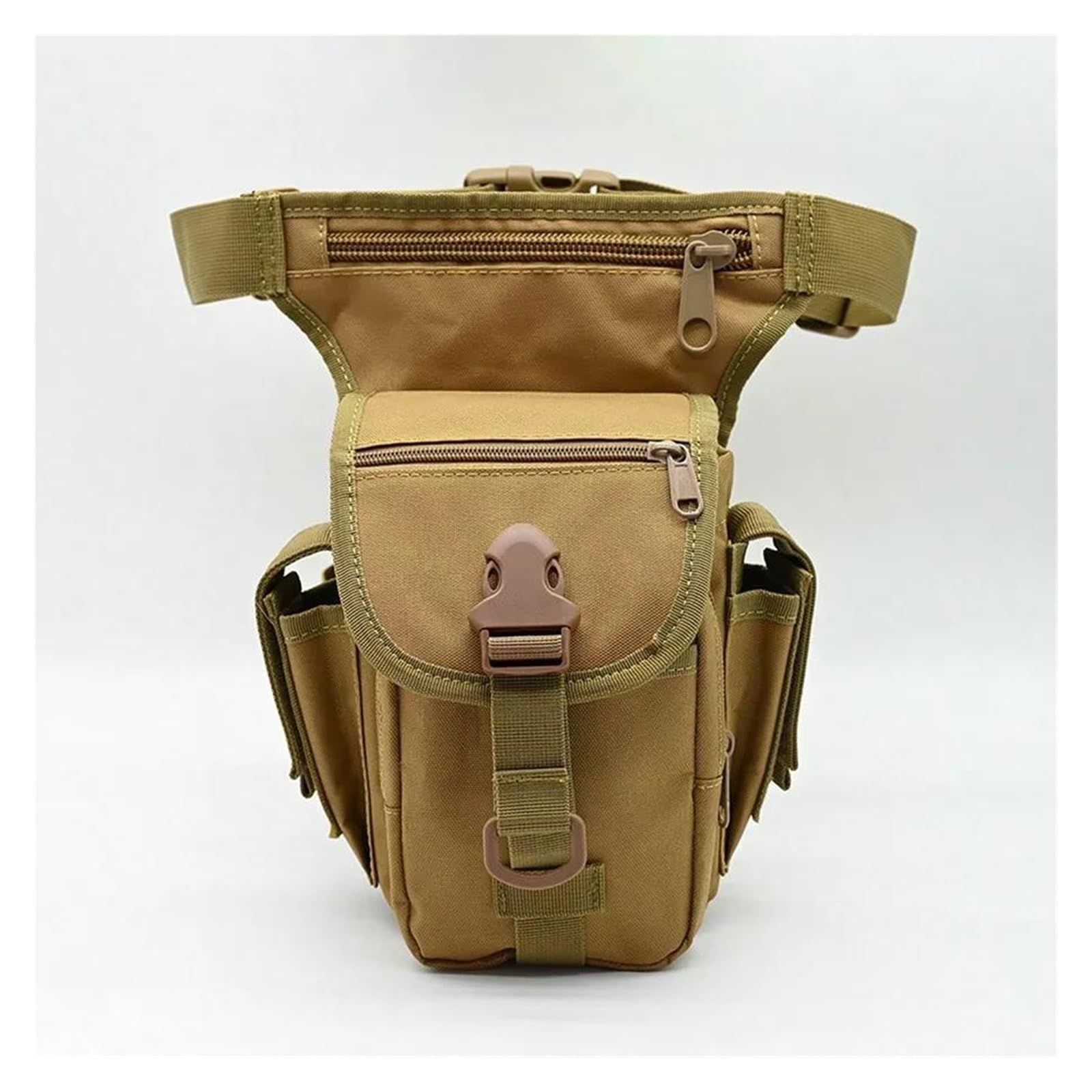 Motorcycles Saddle Bags Tool Box Reiten Motorrad Männer Outdoor Fitness Alle-Spiel Kleinigkeiten Lagerung wasserdichte Taille Tasche Einteiliges Frauen Taille Bein Tasche Motorbike Saddle Bag(Khaki) von FEILIV