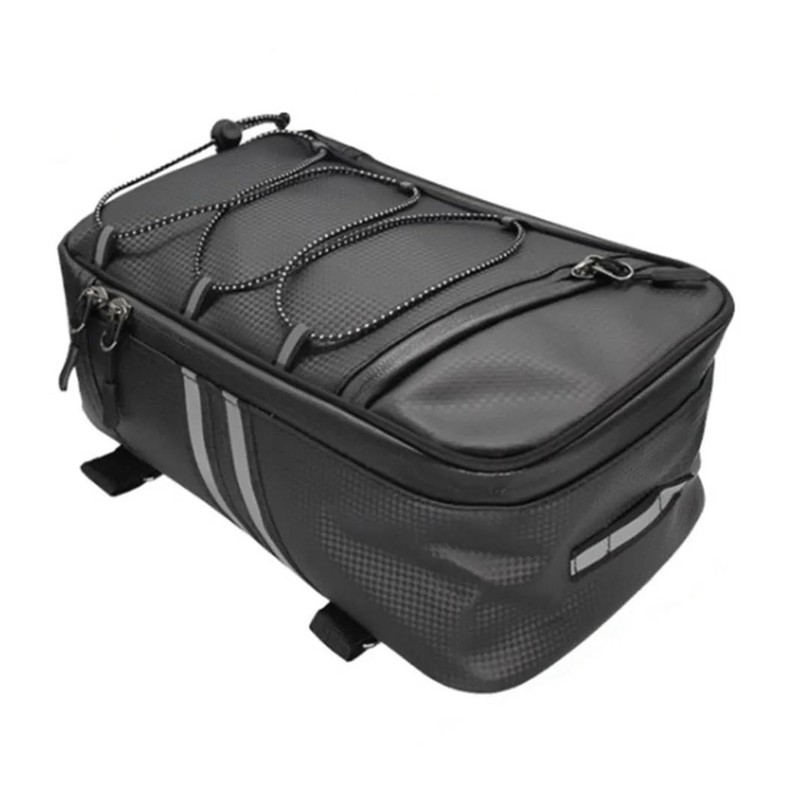 Motorcycles Saddle Bags Tool Box wasserdichte Motorrad-Kofferraumtasche Reißverschluss, PU-Multi-Tasche Für Motorrad, Fahrrad-Gepäckträger, Aufbewahrungsgepäck Motorbike Saddle Bag von FEILIV