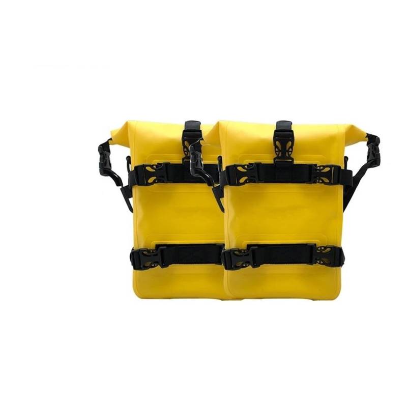 Motorcycles Saddle Bags Tool Box wasserdichte Werkzeugplatzierung Reisetasche Rahmen Sturzbügel Tasche Motorradzubehör Für Ducati Motorbike Saddle Bag(2PCS Yellow) von FEILIV