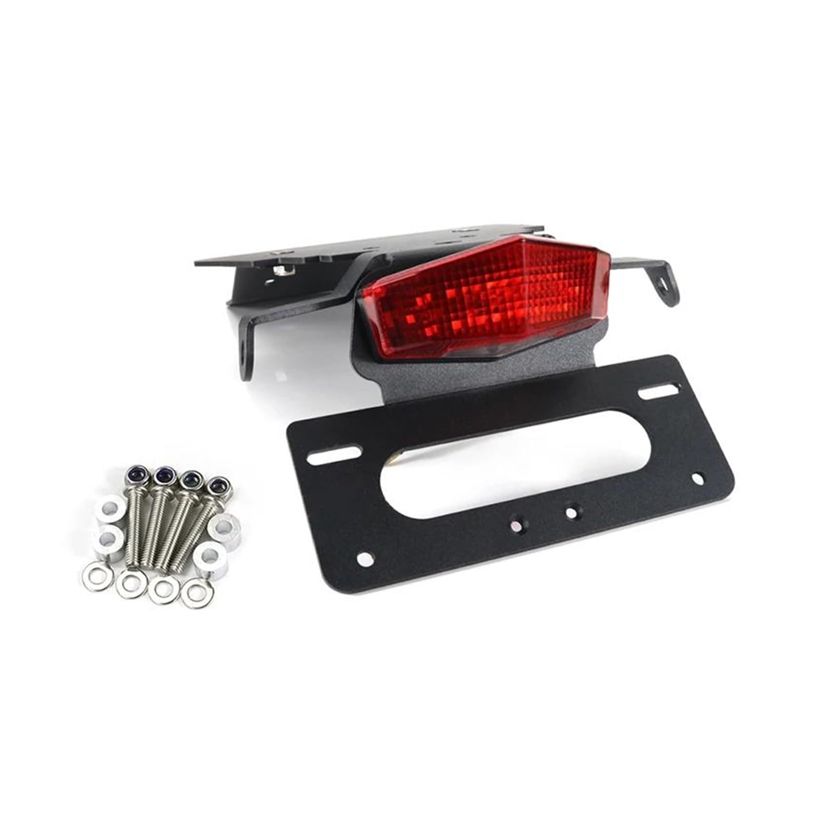 Motorrad-Kennzeichenhalter Anzahl Kennzeichenhalter Hinten Schwanz Ordentlich Eliminator Kit Für Triumph Für Bonneville Für T100/SE/SCRAMBLER/THRUXTON Kennzeichenträger Set(Red) von FEILIV