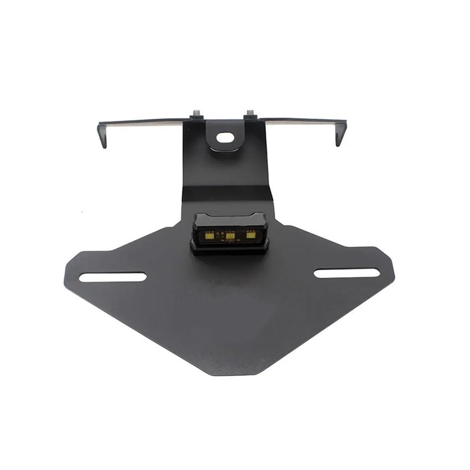 Motorrad-Kennzeichenhalter Motorrad Hinten Kennzeichen Halterung Halter Schwarz Lizenz Halterung Mit LED-Licht Für PCX125 Für PCX160 2021-2022 Kennzeichenträger Set von FEILIV