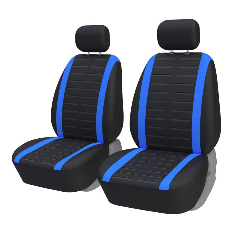 FELEA 2 Stücke Sitzbezüge Auto Schonbezüge Universal, für Mitsubishi ASX 2014-2024 Autositzbezüge Autozubehör Innenraum,C-Blue von FELEA