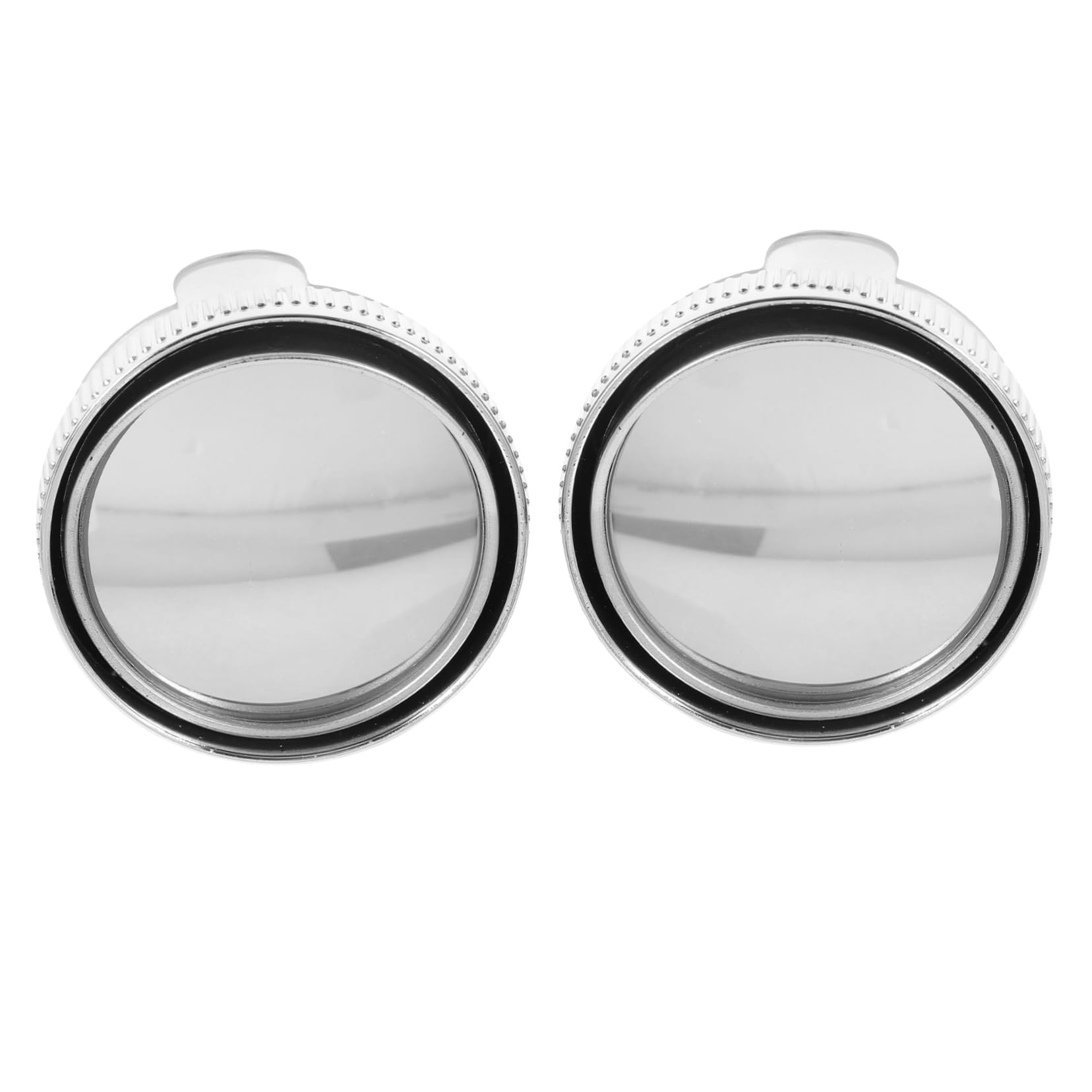 FELTECHELECTR 1 Paar konvexspiegel convex mirror pkw zubehör außenspiegel Rückspiegel Visier Auto drehbar Sachen Rückfahrkamera Multifunktionsspiegel für den toten Winkel Glas Silver von FELTECHELECTR