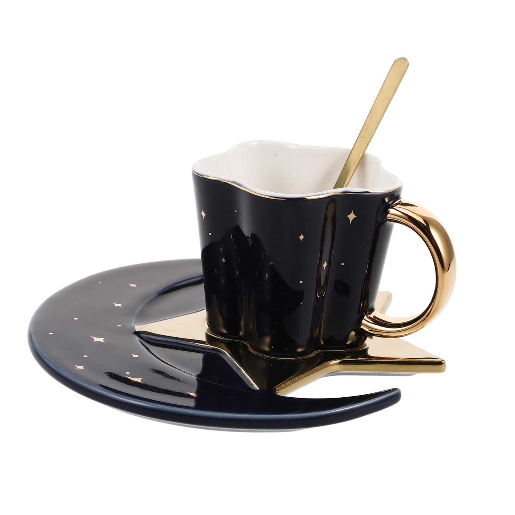 FELTECHELECTR 1 Satz Becher Weiße Kaffeetassen Tassen Aus Knochenporzellan Halloween-teetasse Große Kaffeetassen Braune Kaffeetasse Blaue Kaffeetassen Große Teetasse -teetasse Keramik von FELTECHELECTR