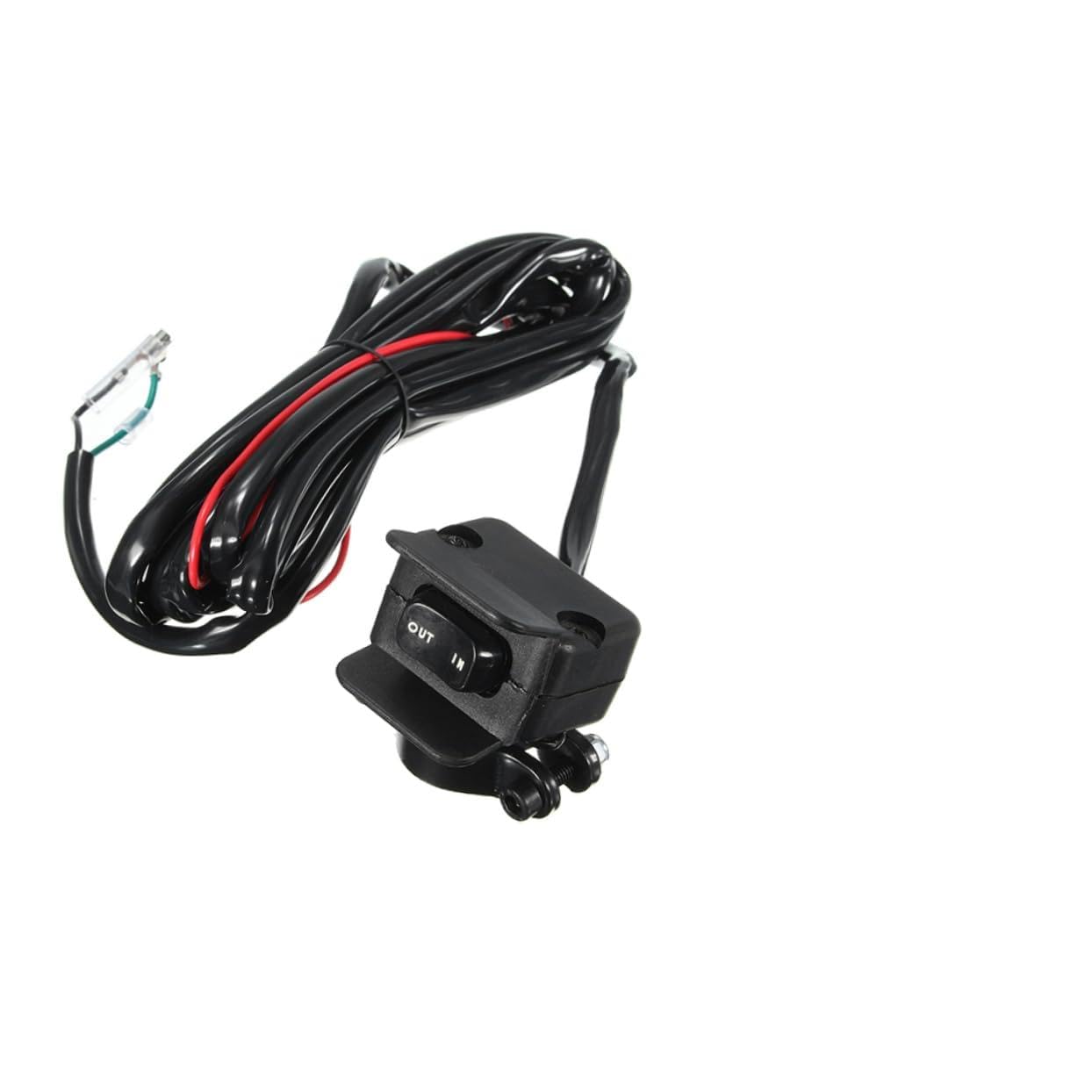 FELTECHELECTR 1Pc Off Road Fahrzeug Elektrische Winde Schalter Robuster Steuerschalter Für Elektromotoren Ideal Für RC Crawler Und Anhängerkupplungen Einfache Installation Und Zuverlässige von FELTECHELECTR