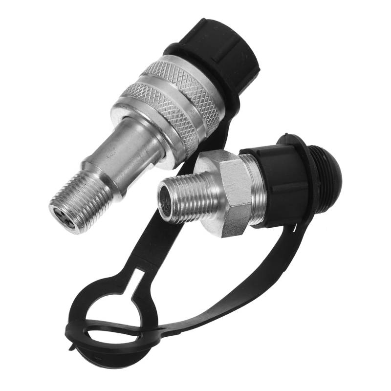 FELTECHELECTR 2 Stück Hydraulische Schnellkupplung x 15 Hochwertige Adapter Mit Stecker Für Hydraulikzylinder Ideal Für Schnelle Verbindungen Und Dichtungen Hydraulischen Anwendungen von FELTECHELECTR