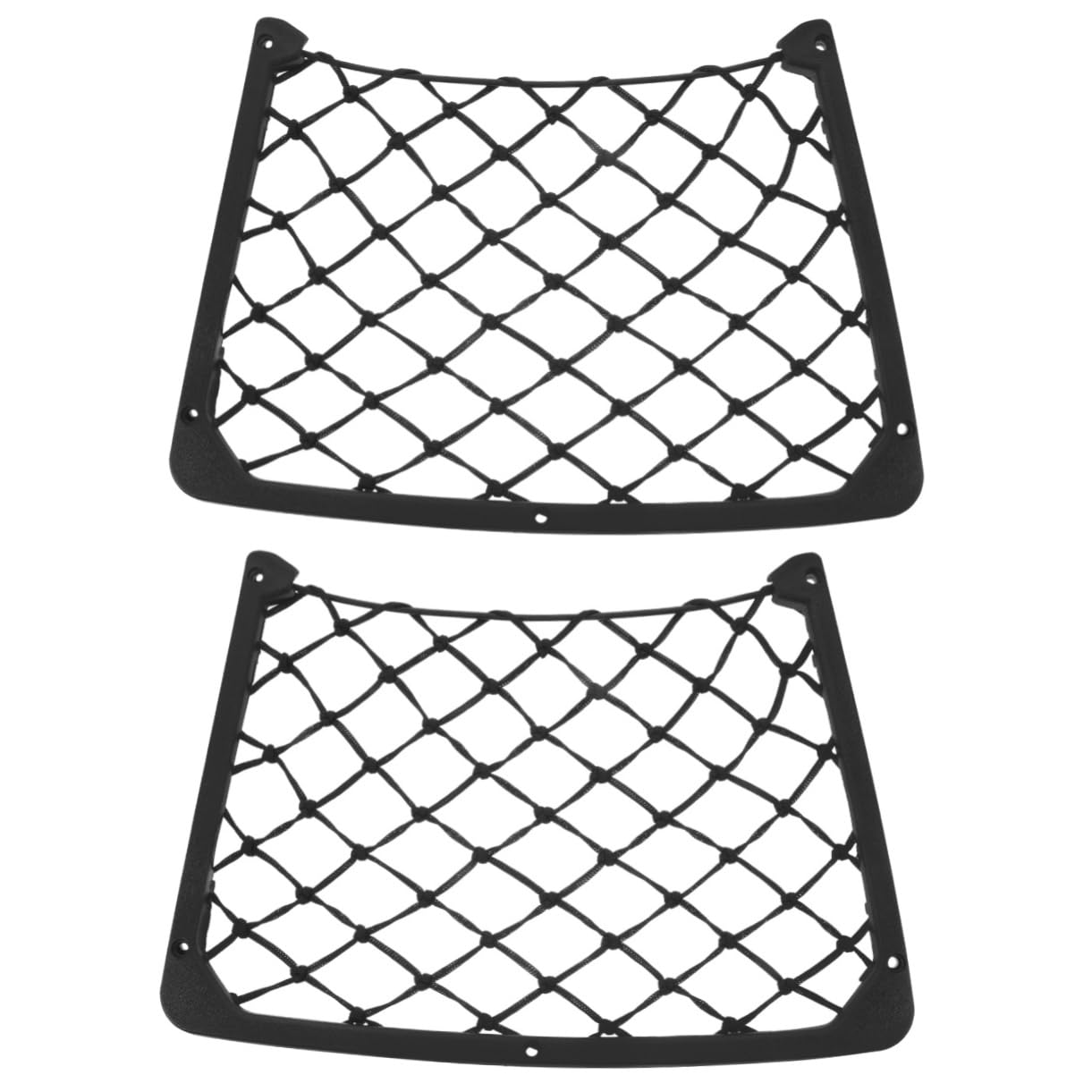 FELTECHELECTR 2St Netz Auto Aufbewahrungstasche Autospeicherversorgung Aufbewahrungstasche zum Aufhängen an der Wand Mesh-Rückentasche Autotasche Aufbewahrungstaschen-Organizer Nylon Black von FELTECHELECTR